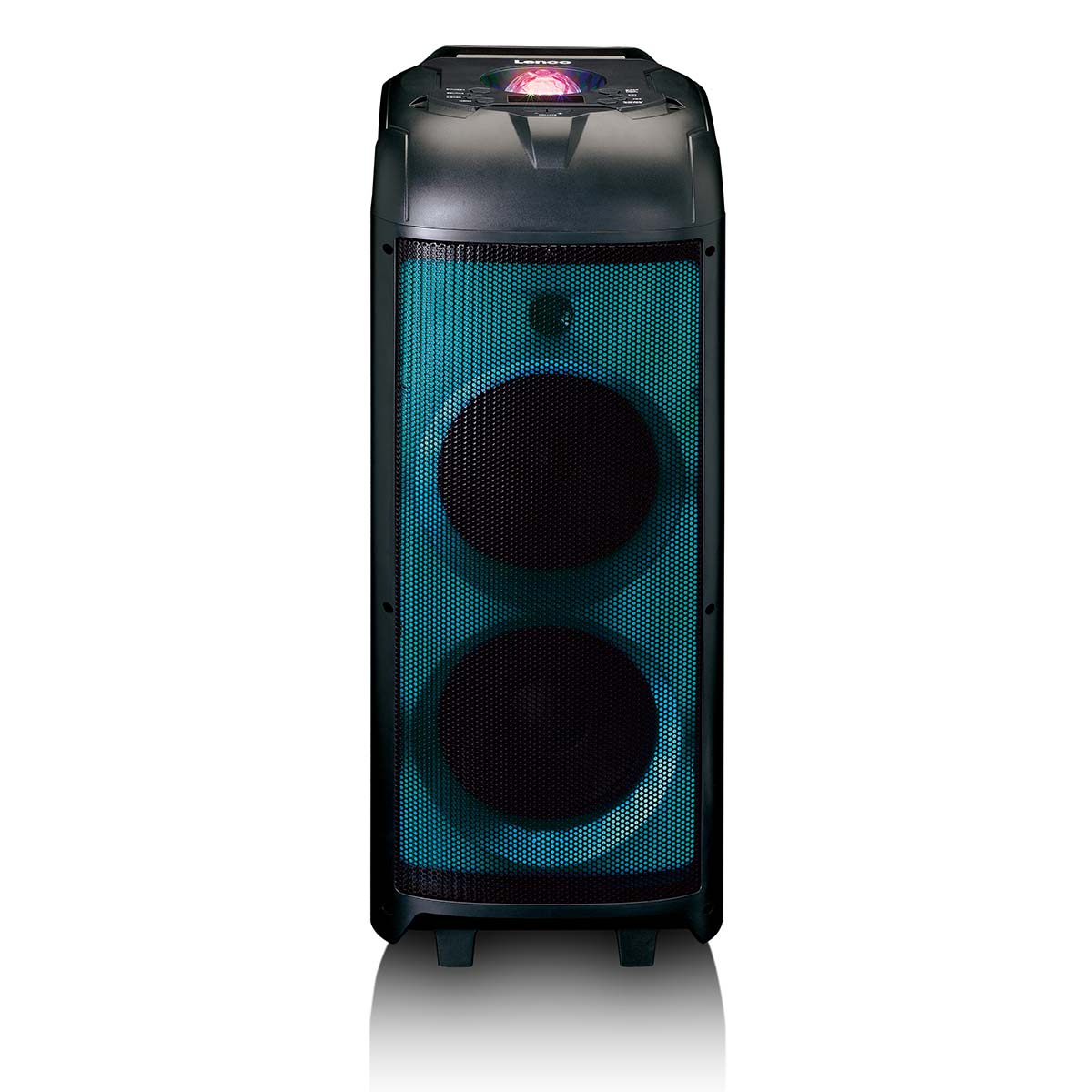 PA met LED-verlichting vooraan en discobal - Afbeelding 2
