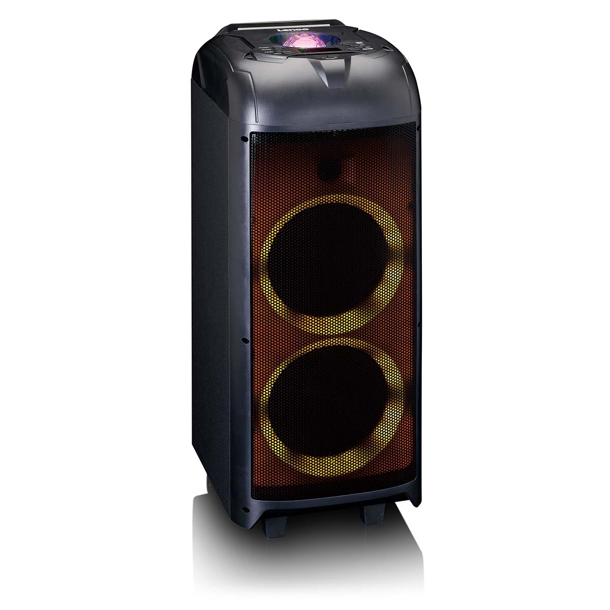 PA met LED-verlichting vooraan en discobal - Afbeelding 8
