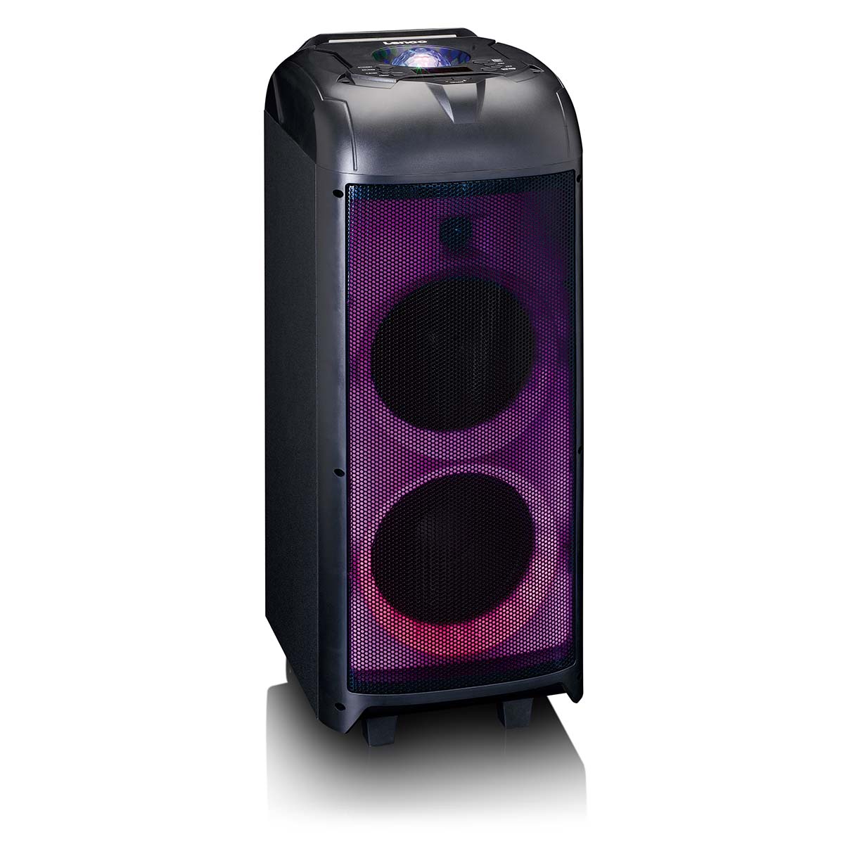 PA met LED-verlichting vooraan en discobal - Afbeelding 10