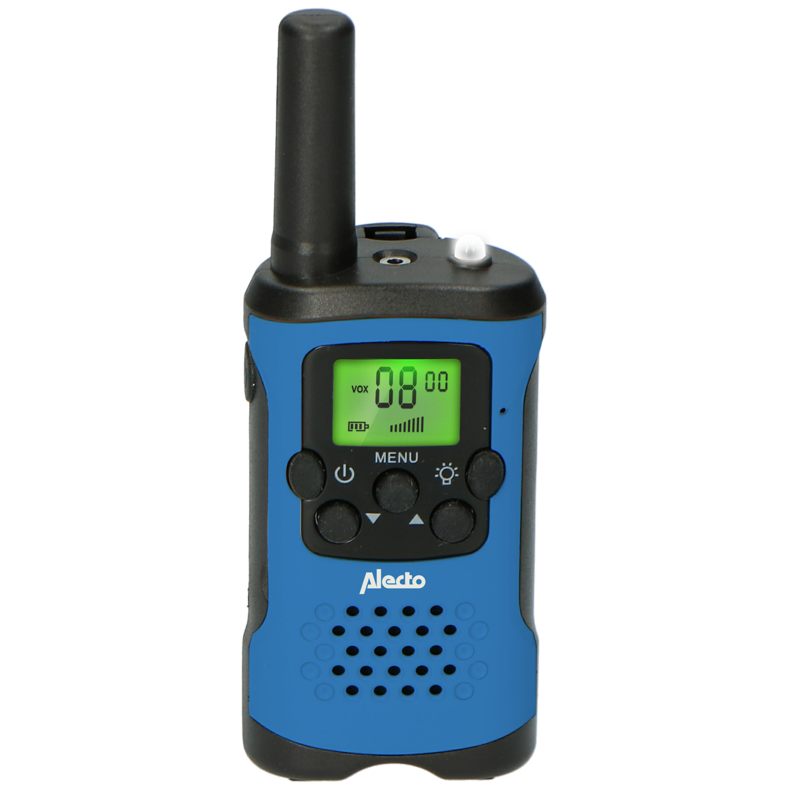 Walkie-Talkie Set | 2 Handsets | Tot 7 km | Frequentiekanalen: 8 | PTT / VOX | 24 uur stand-by | Hoofdtelefoonuitgang | Ingebouwde zaklamp | Zwart - Afbeelding 3