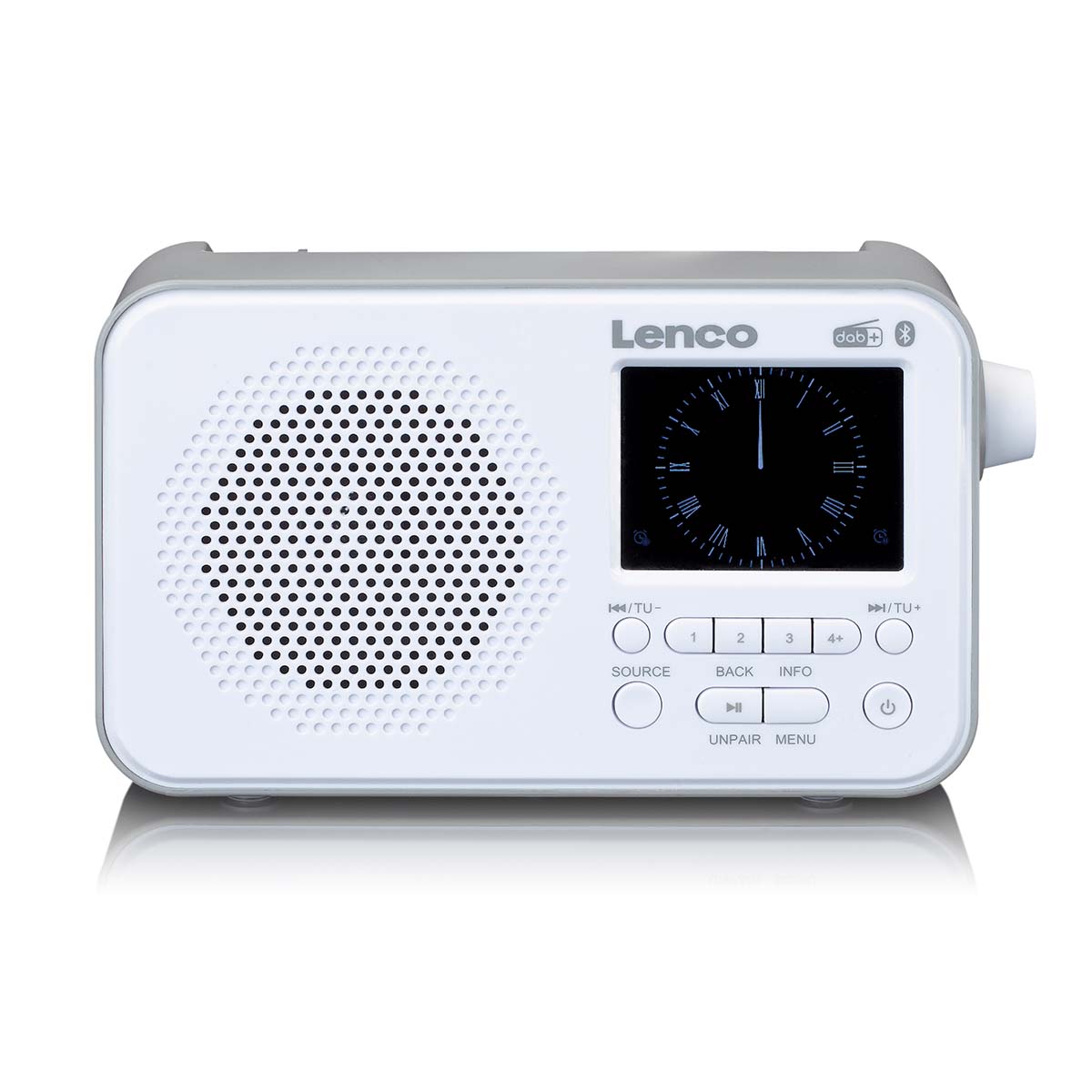 Draagbare DAB+ FM-radio met Bluetooth® 2,4" TFT-scherm Wit - Afbeelding 4