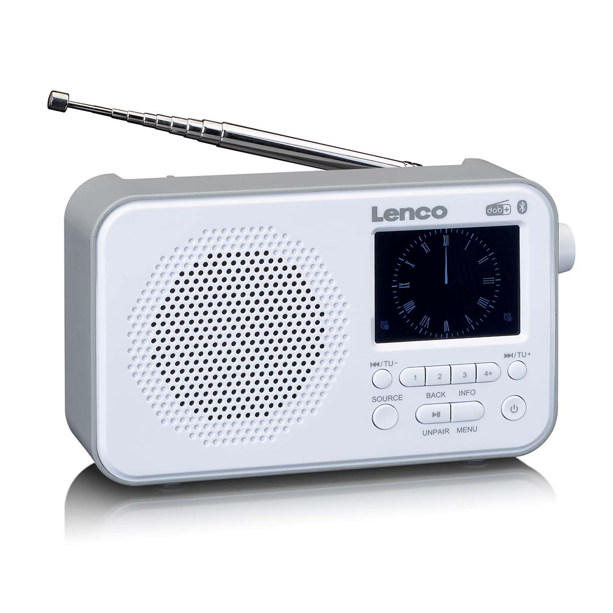 Draagbare DAB+ FM-radio met Bluetooth® 2,4" TFT-scherm Wit - Afbeelding 6