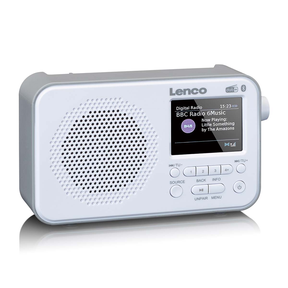 Draagbare DAB+ FM-radio met Bluetooth® 2,4" TFT-scherm Wit - Afbeelding 7