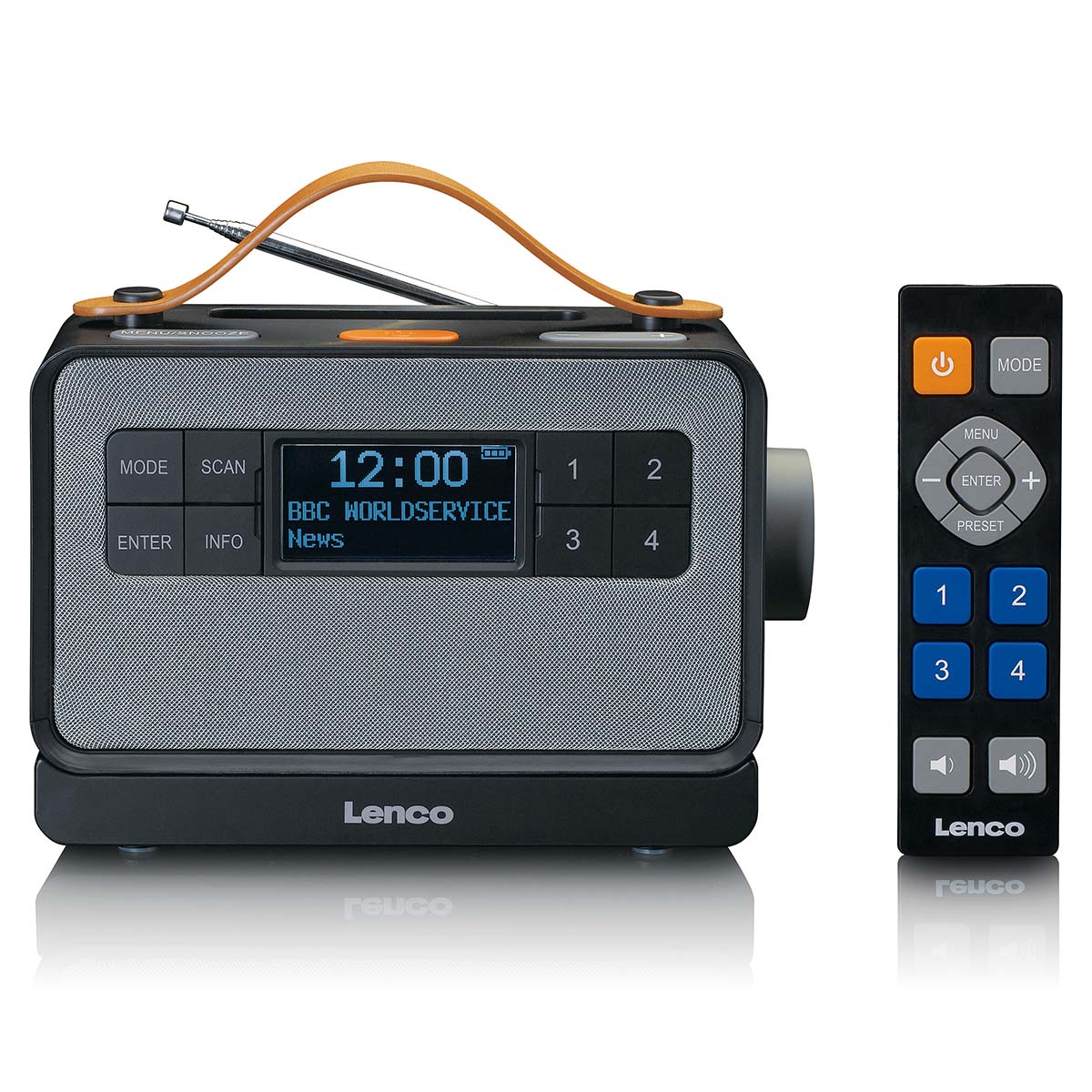 Draagbare FM/DAB+ radio met grote knoppen en "Easy Mode" functie Zwart - Afbeelding 3
