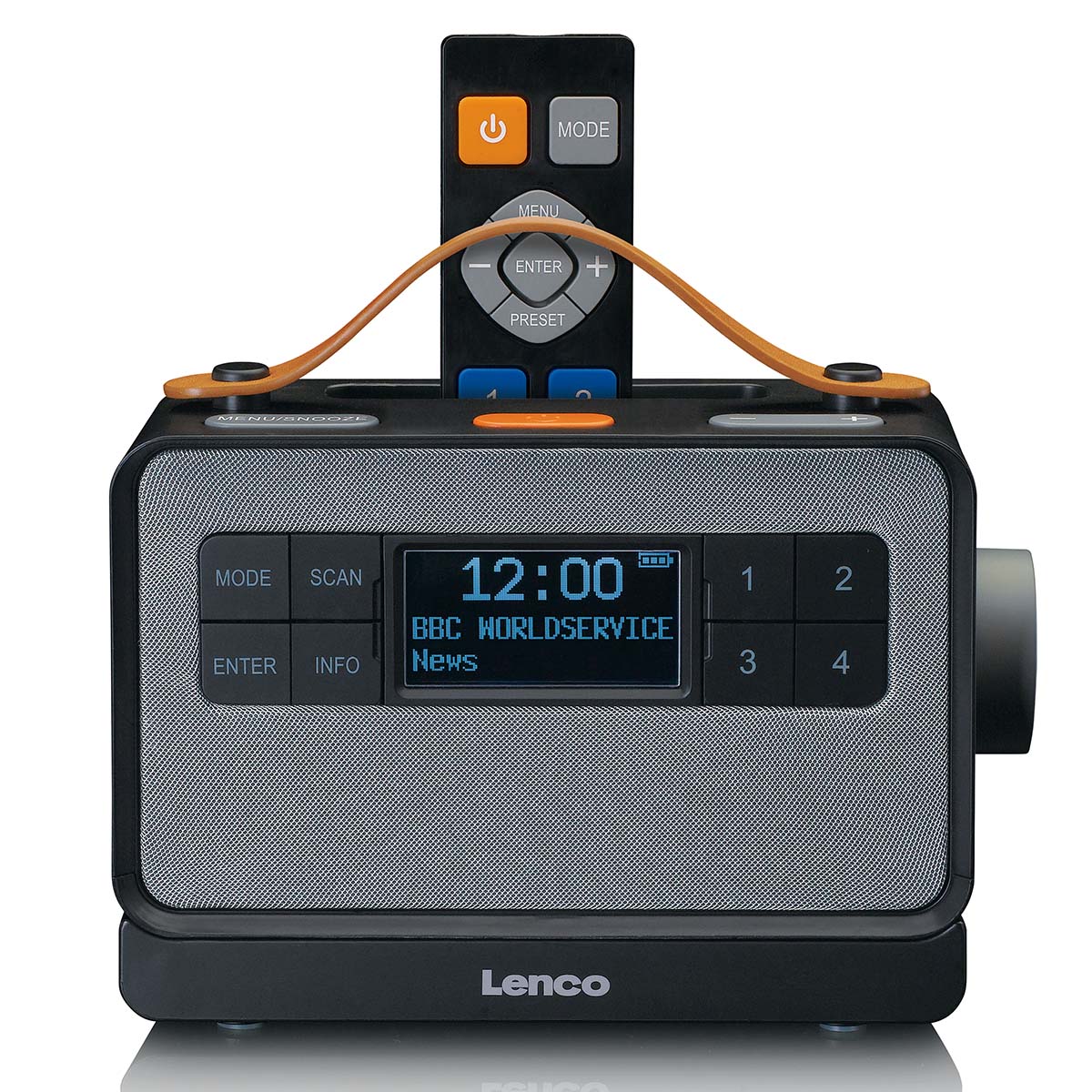 Draagbare FM/DAB+ radio met grote knoppen en "Easy Mode" functie Zwart - Afbeelding 5