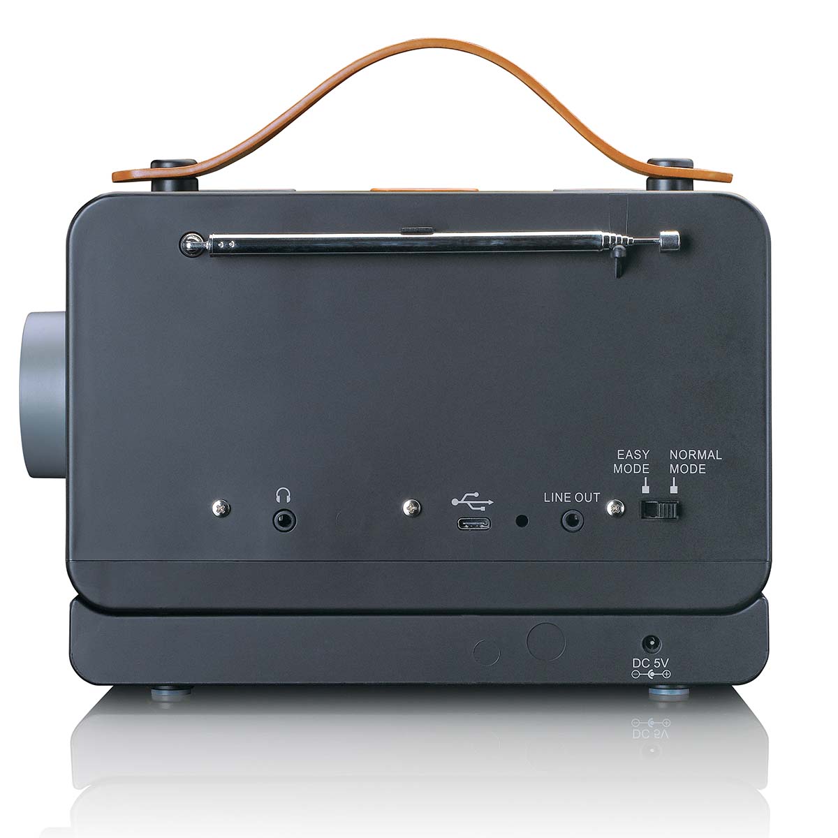 Draagbare FM/DAB+ radio met grote knoppen en "Easy Mode" functie Zwart - Afbeelding 8