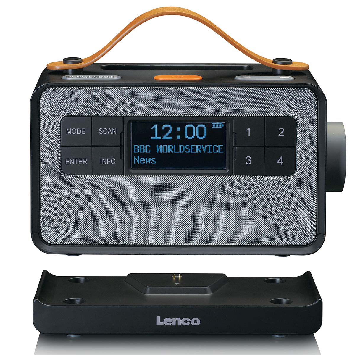 Draagbare FM/DAB+ radio met grote knoppen en "Easy Mode" functie Zwart - Afbeelding 9