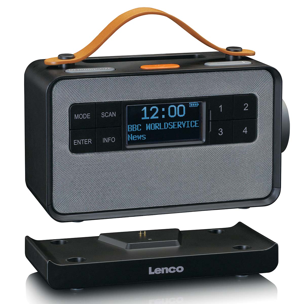 Draagbare FM/DAB+ radio met grote knoppen en "Easy Mode" functie Zwart - Afbeelding 11