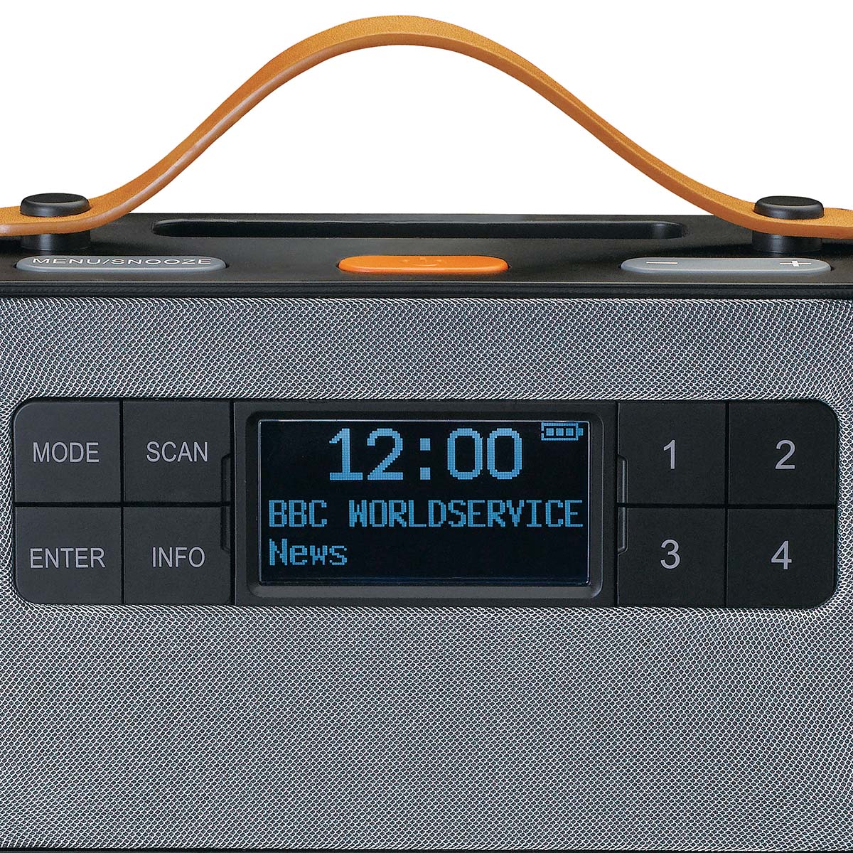Draagbare FM/DAB+ radio met grote knoppen en "Easy Mode" functie Zwart - Afbeelding 13