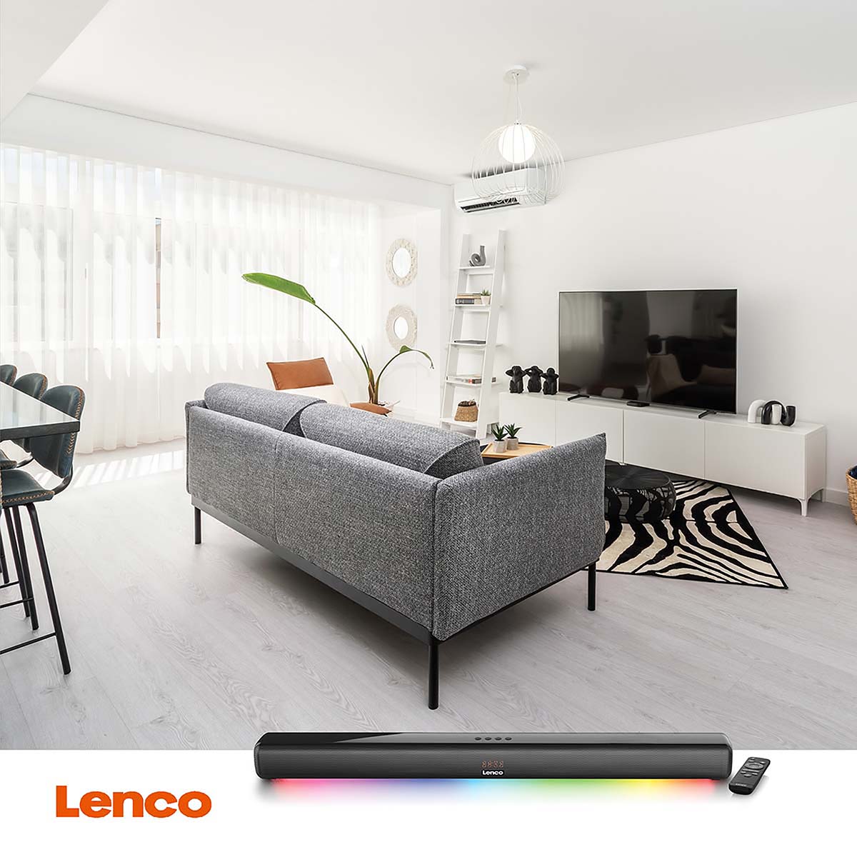 Soundbar 85cm 40W Bluetooth® HDMI LED-verlichting - Afbeelding 2