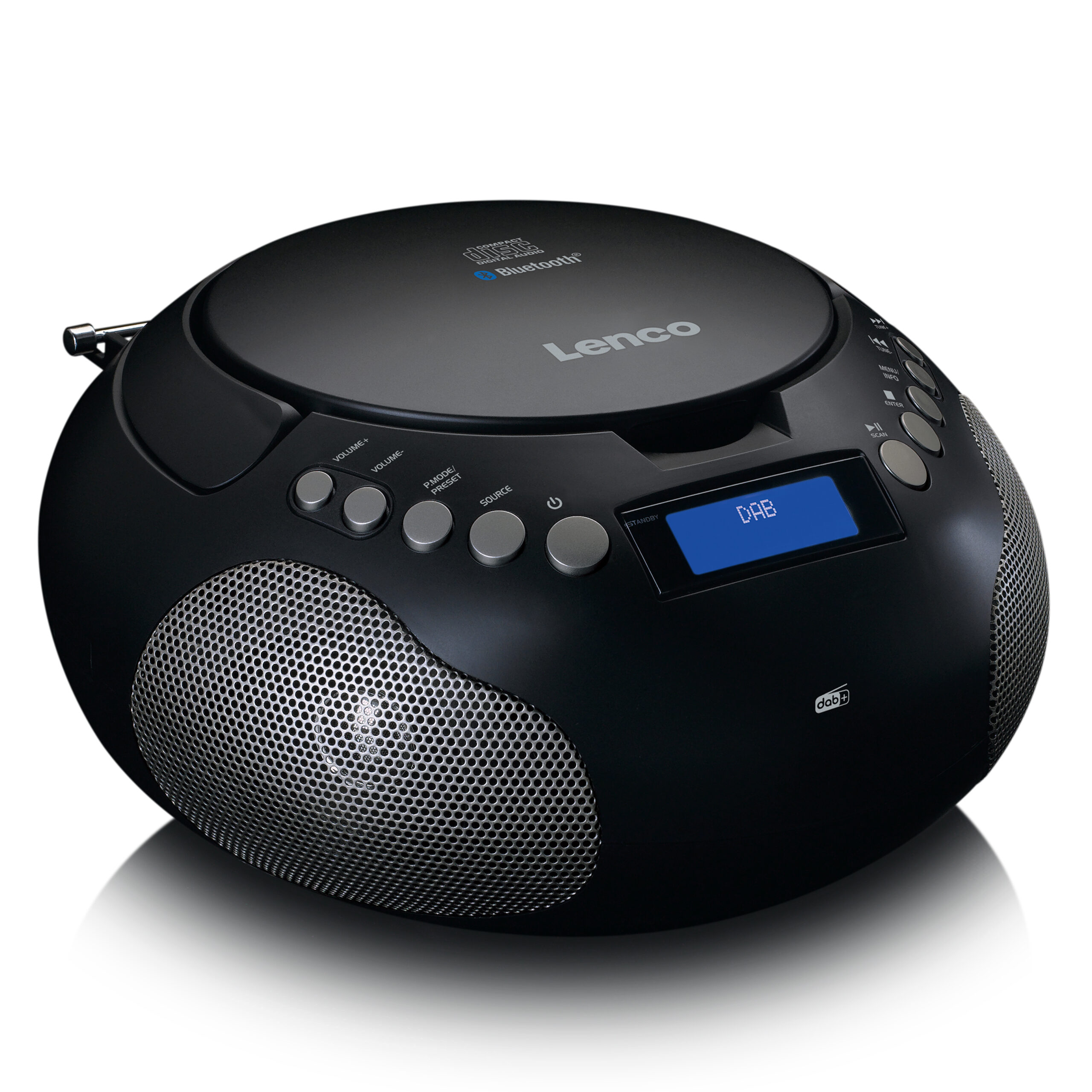 Boombox met DAB+/ FM-radio en Bluetooth® Zwart - Afbeelding 3