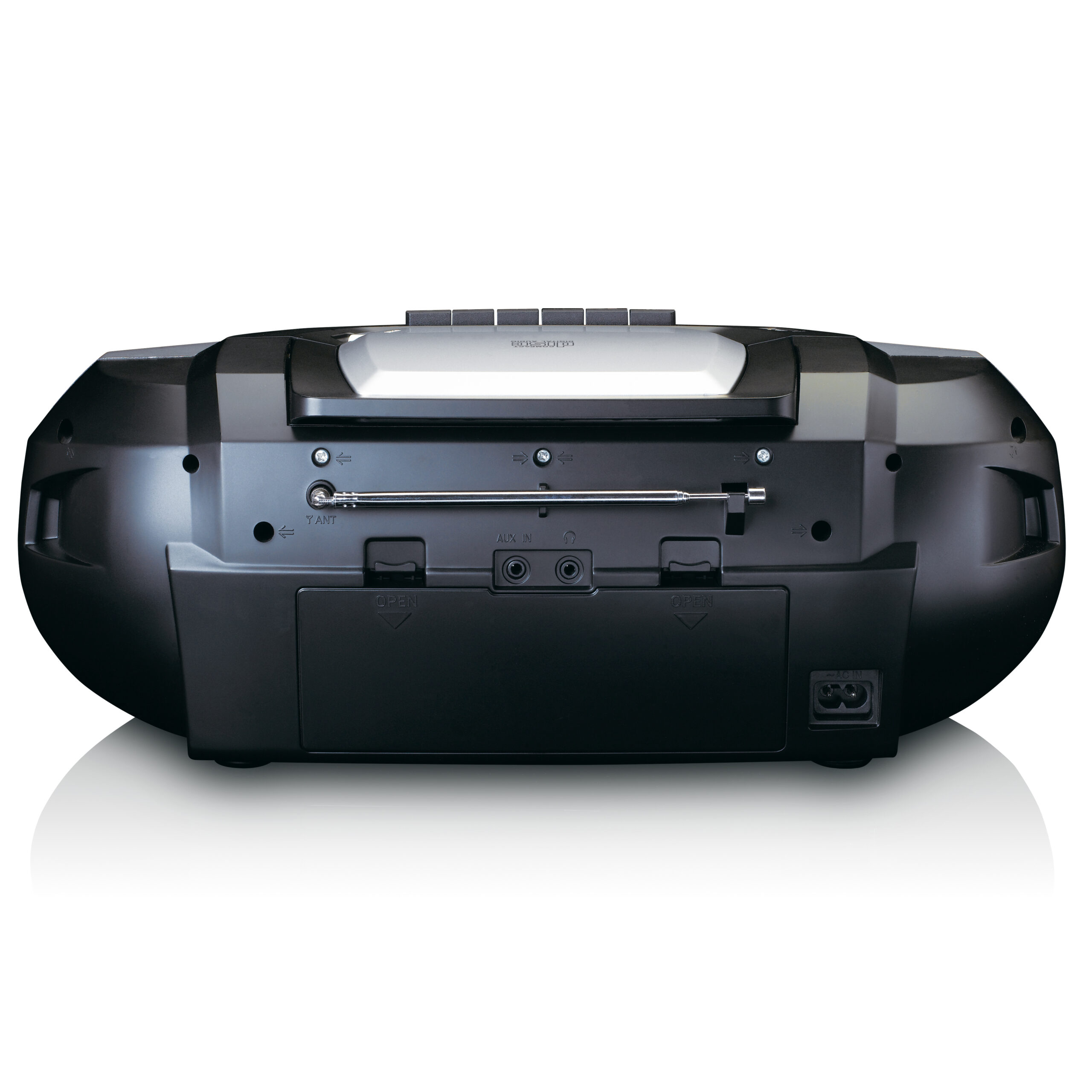 Draagbare Boombox met DAB+/FM-radio, Bluetooth®, CD, cassetterecorder en USB-speler Zilver - Afbeelding 7