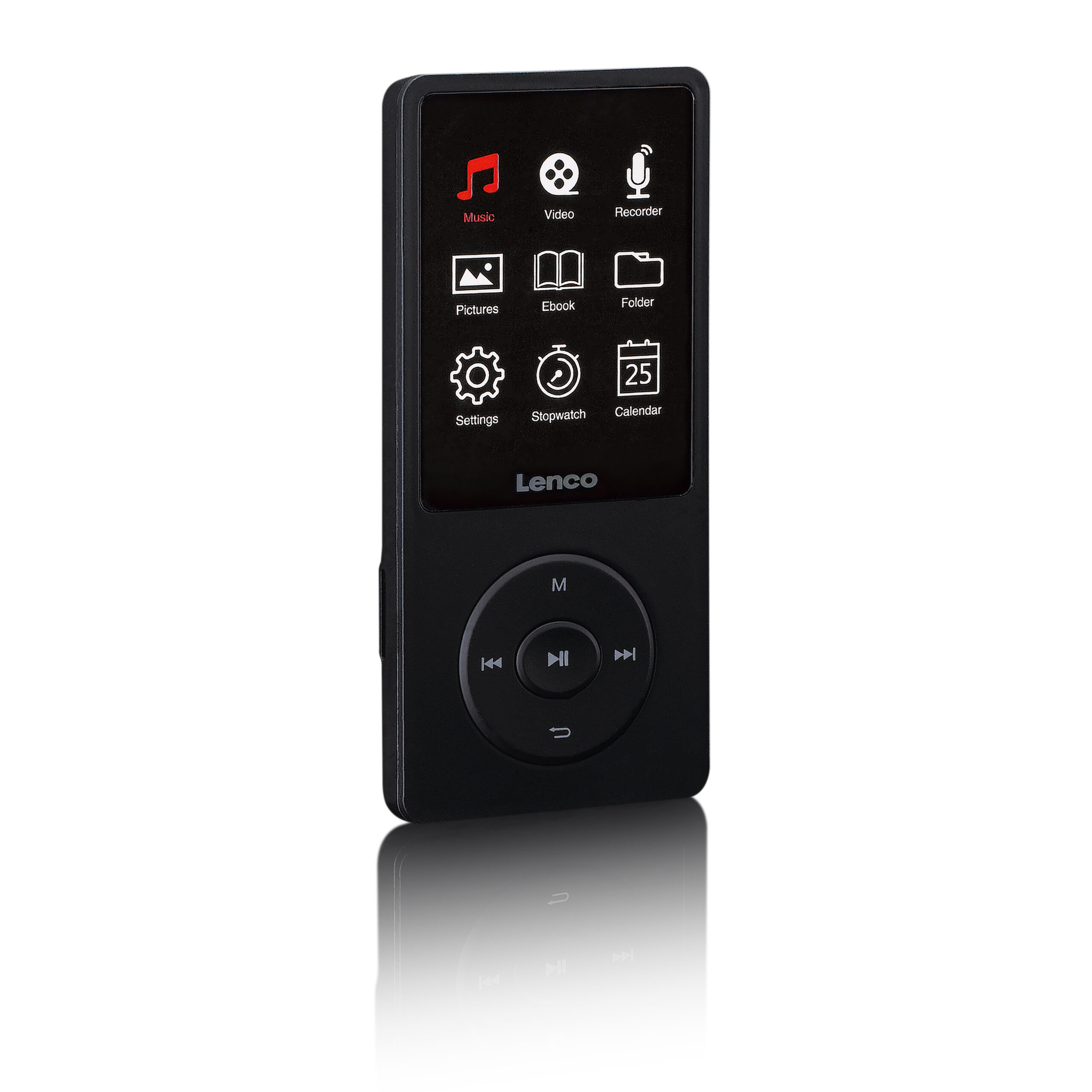 MP3/MP4-speler met 2,4" TFT LCD-scherm en 8 GB intern geheugen Zwart - Afbeelding 2