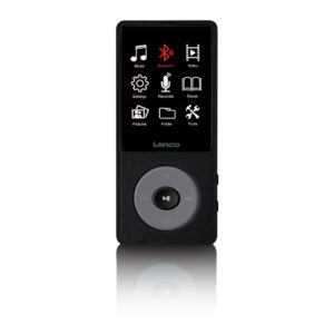 MP3/MP4-speler met Bluetooth® en 8 GB intern geheugen Zwart