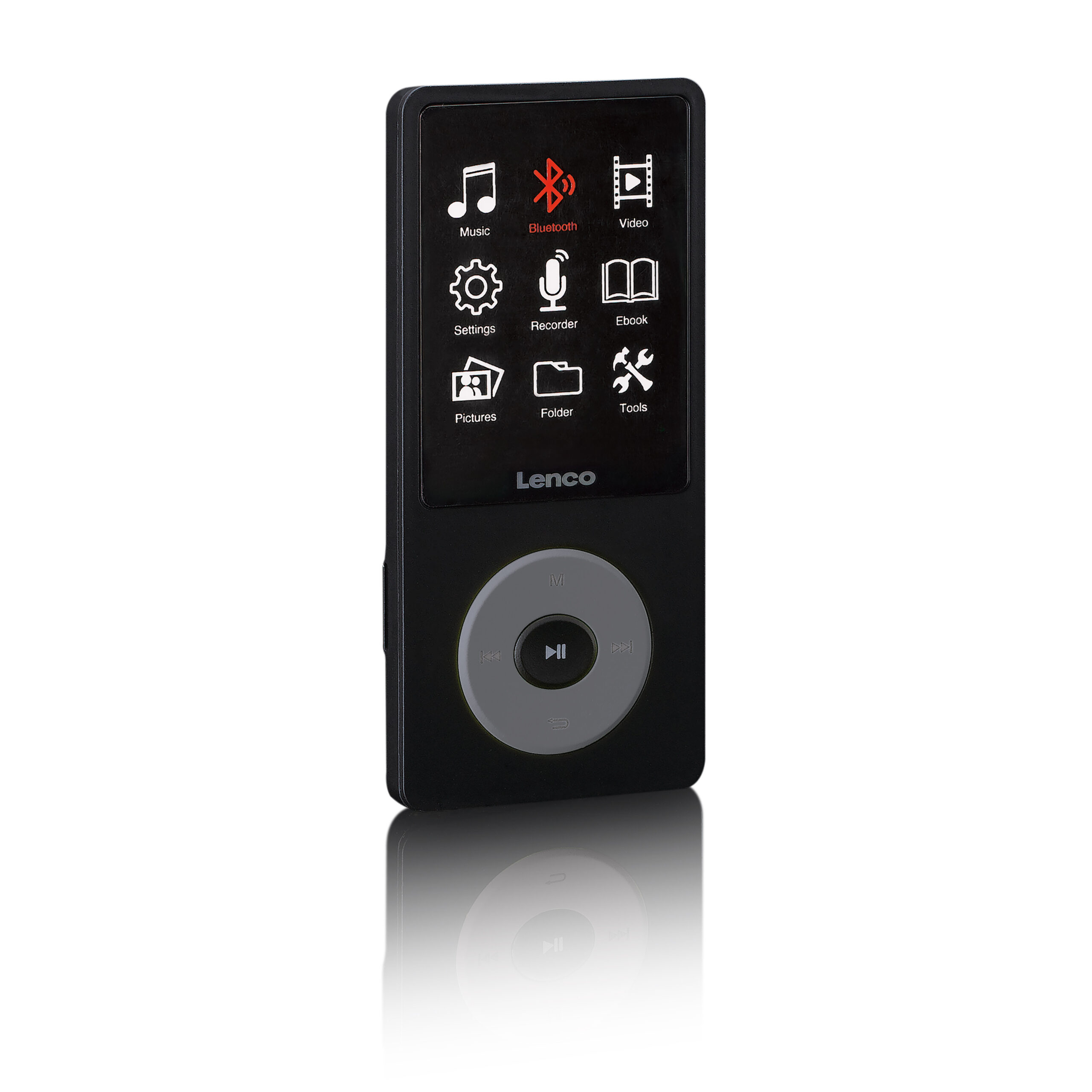 MP3/MP4-speler met Bluetooth® en 8 GB intern geheugen Zwart - Afbeelding 3