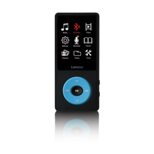 MP3/MP4-speler met Bluetooth® en 8 GB intern geheugen Blauw