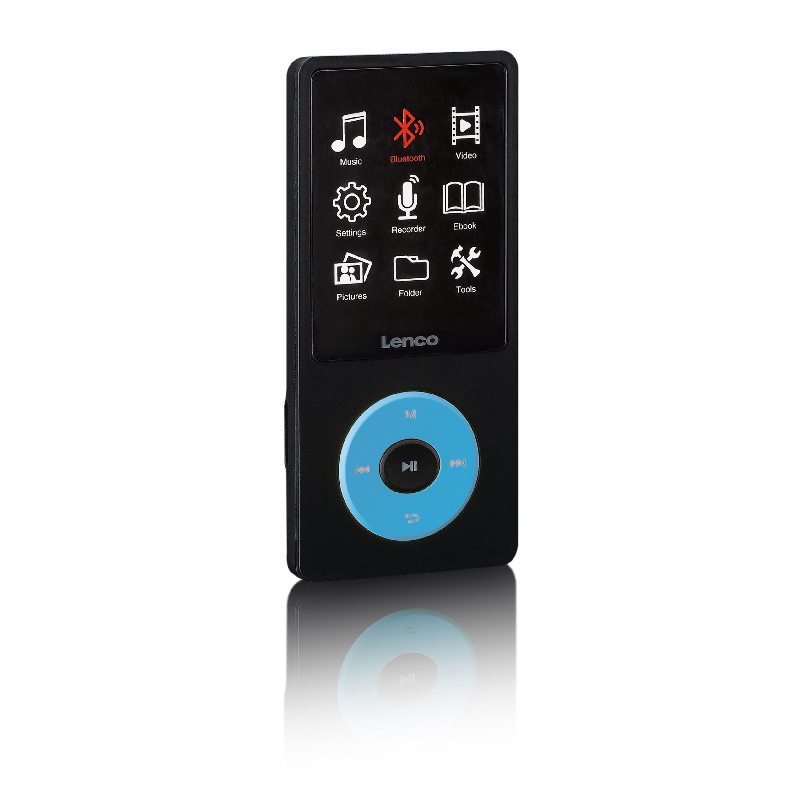 MP3/MP4-speler met Bluetooth® en 8 GB intern geheugen Blauw - Afbeelding 2
