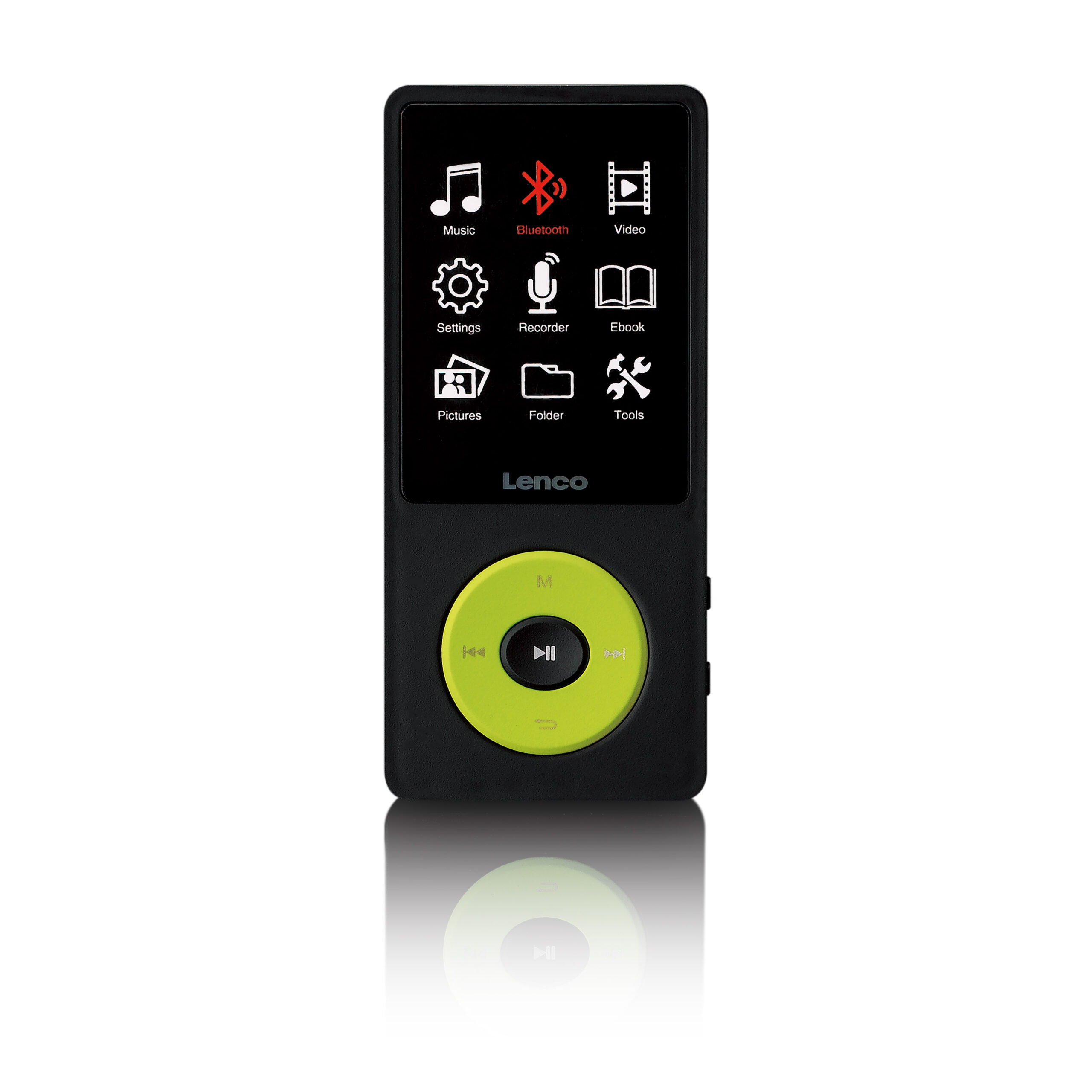MP3/MP4-speler met Bluetooth® en 8 GB intern geheugen Groen