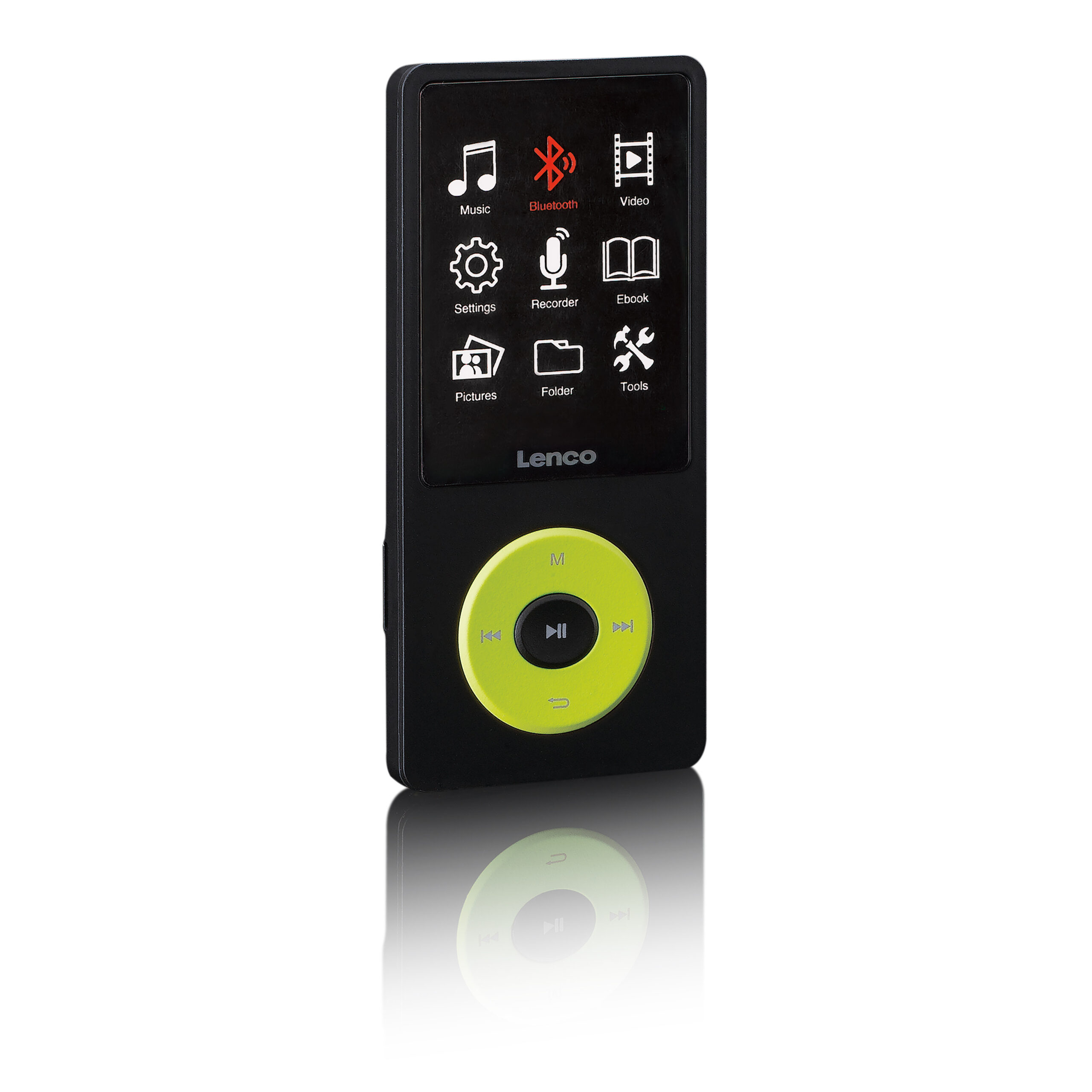 MP3/MP4-speler met Bluetooth® en 8 GB intern geheugen Groen - Afbeelding 2
