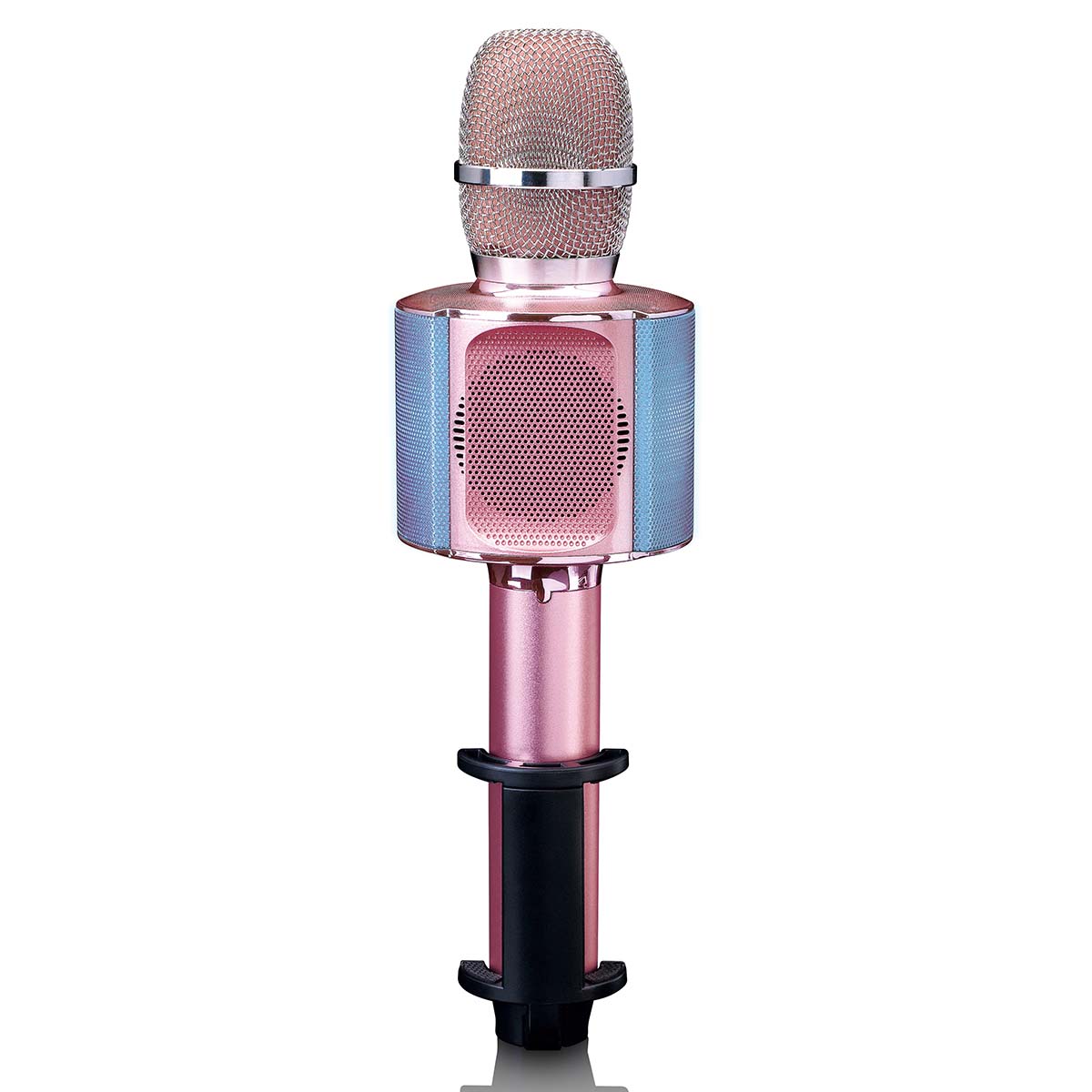 Bluetooth® karaokemicrofoon met luidspreker & verlichting Roze - Afbeelding 3