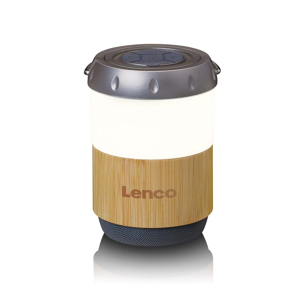 Lantaarn met ingebouwde Bluetooth®-luidspreker Bamboe - Afbeelding 3