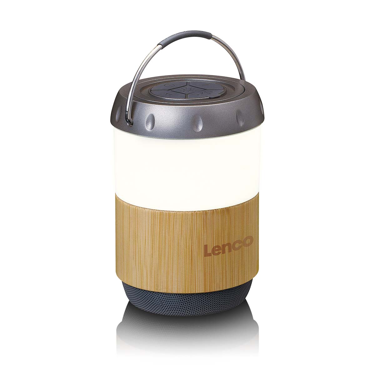 Lantaarn met ingebouwde Bluetooth®-luidspreker Bamboe - Afbeelding 7