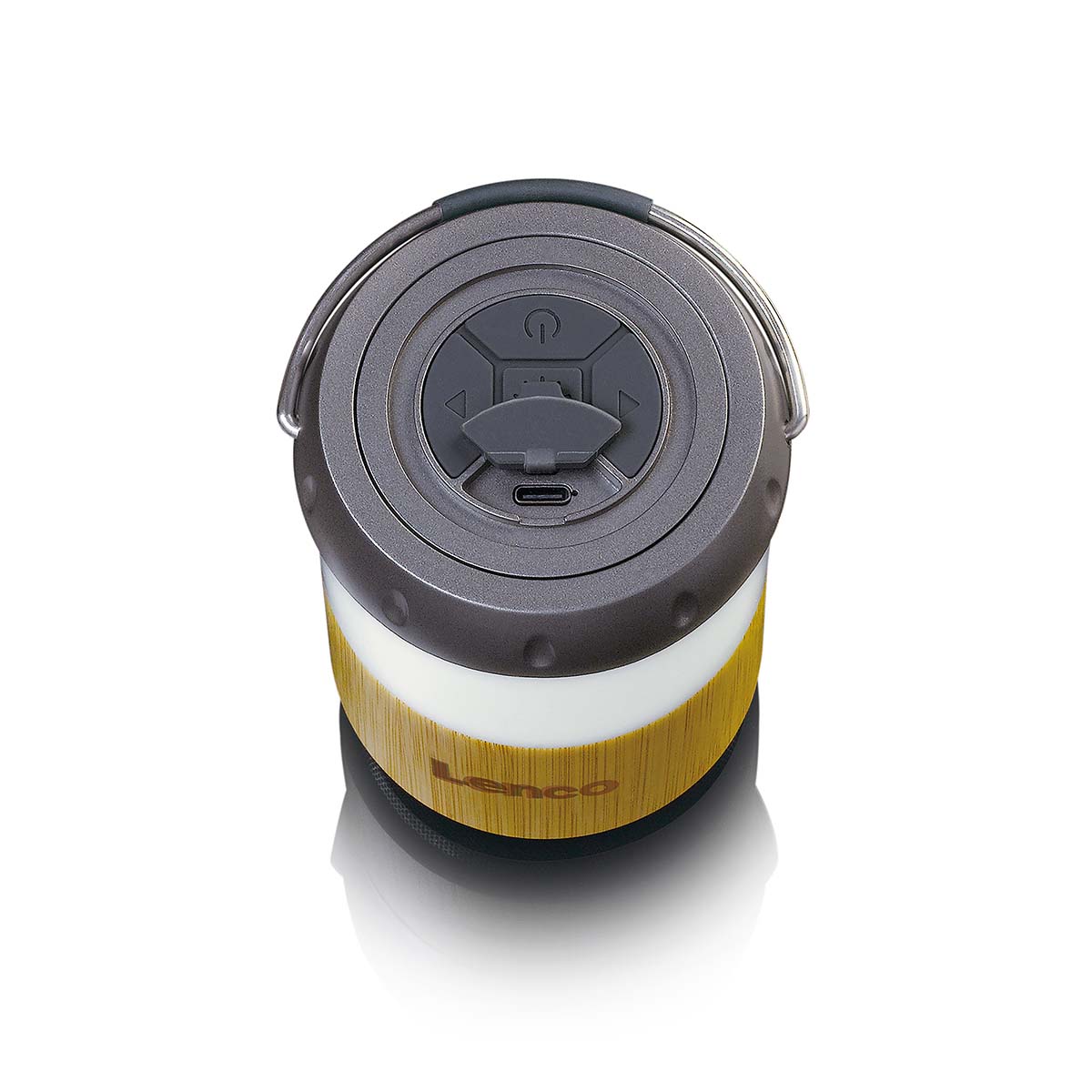 Lantaarn met ingebouwde Bluetooth®-luidspreker Bamboe - Afbeelding 8