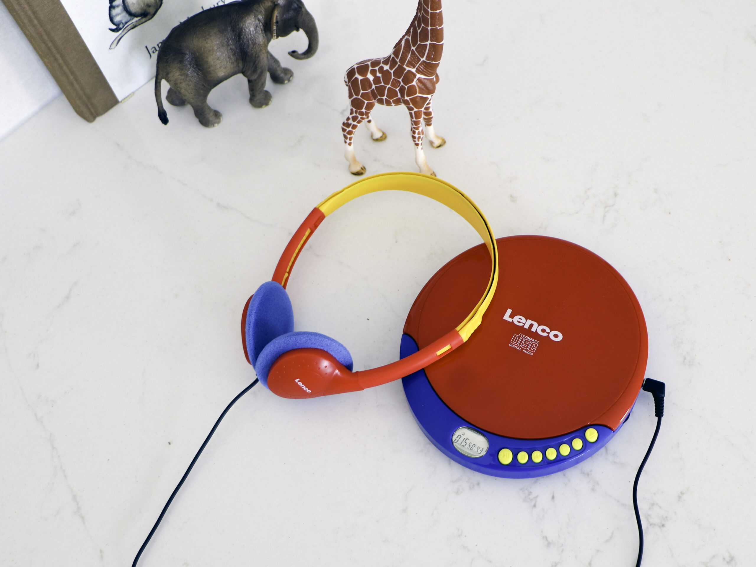 Kids CD-speler met oplaadbare batterij - Afbeelding 4