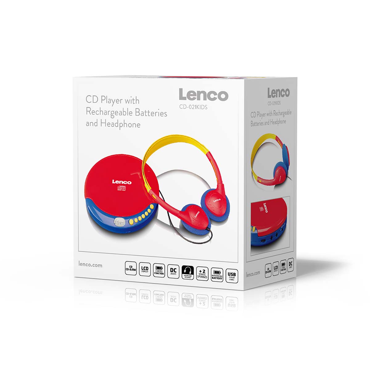 Kids CD-speler met oplaadbare batterij - Afbeelding 7