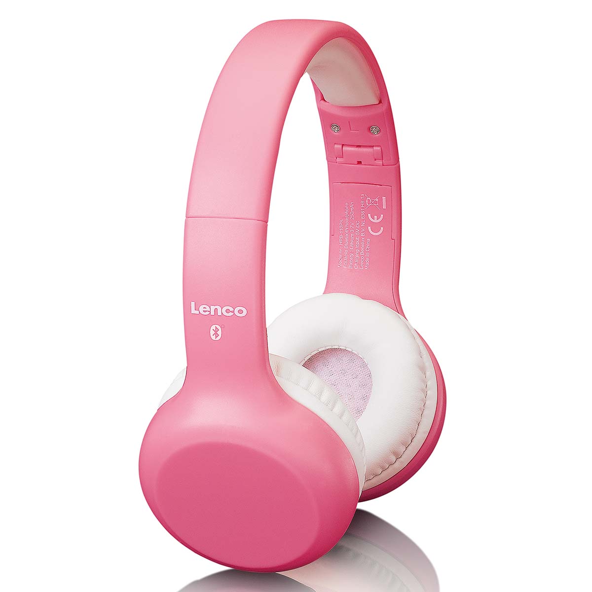 Opvouwbare kinder Bluetooth® hoofdtelefoon Roze - Afbeelding 2