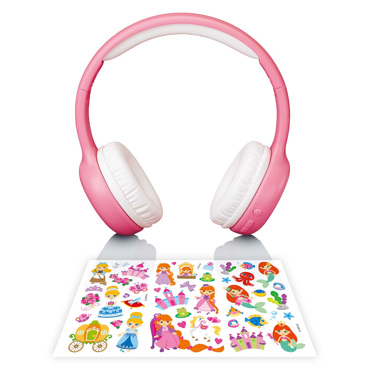 Opvouwbare kinder Bluetooth® hoofdtelefoon Roze - Afbeelding 6