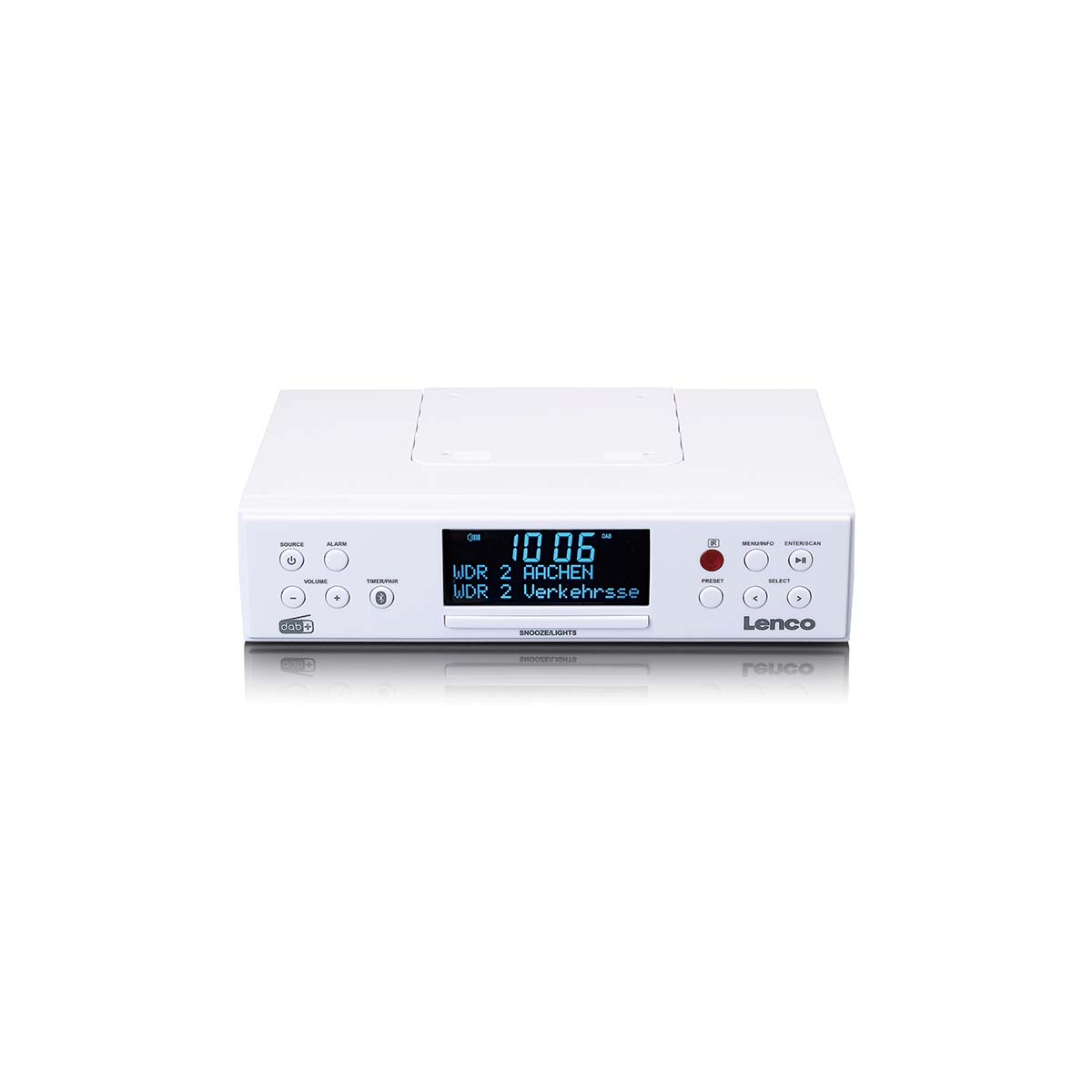 DAB+/FM-keukenradio met Bluetooth® LED-verlichting en timer Wit - Afbeelding 2