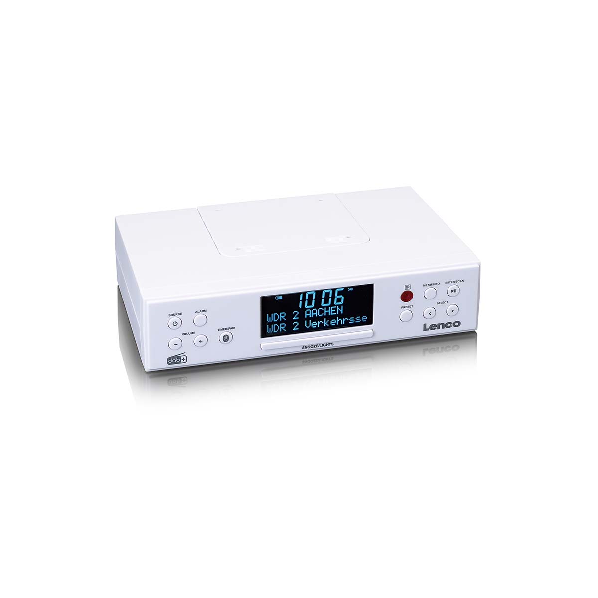 DAB+/FM-keukenradio met Bluetooth® LED-verlichting en timer Wit - Afbeelding 5