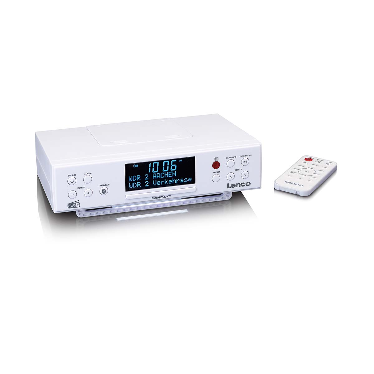 DAB+/FM-keukenradio met Bluetooth® LED-verlichting en timer Wit - Afbeelding 6