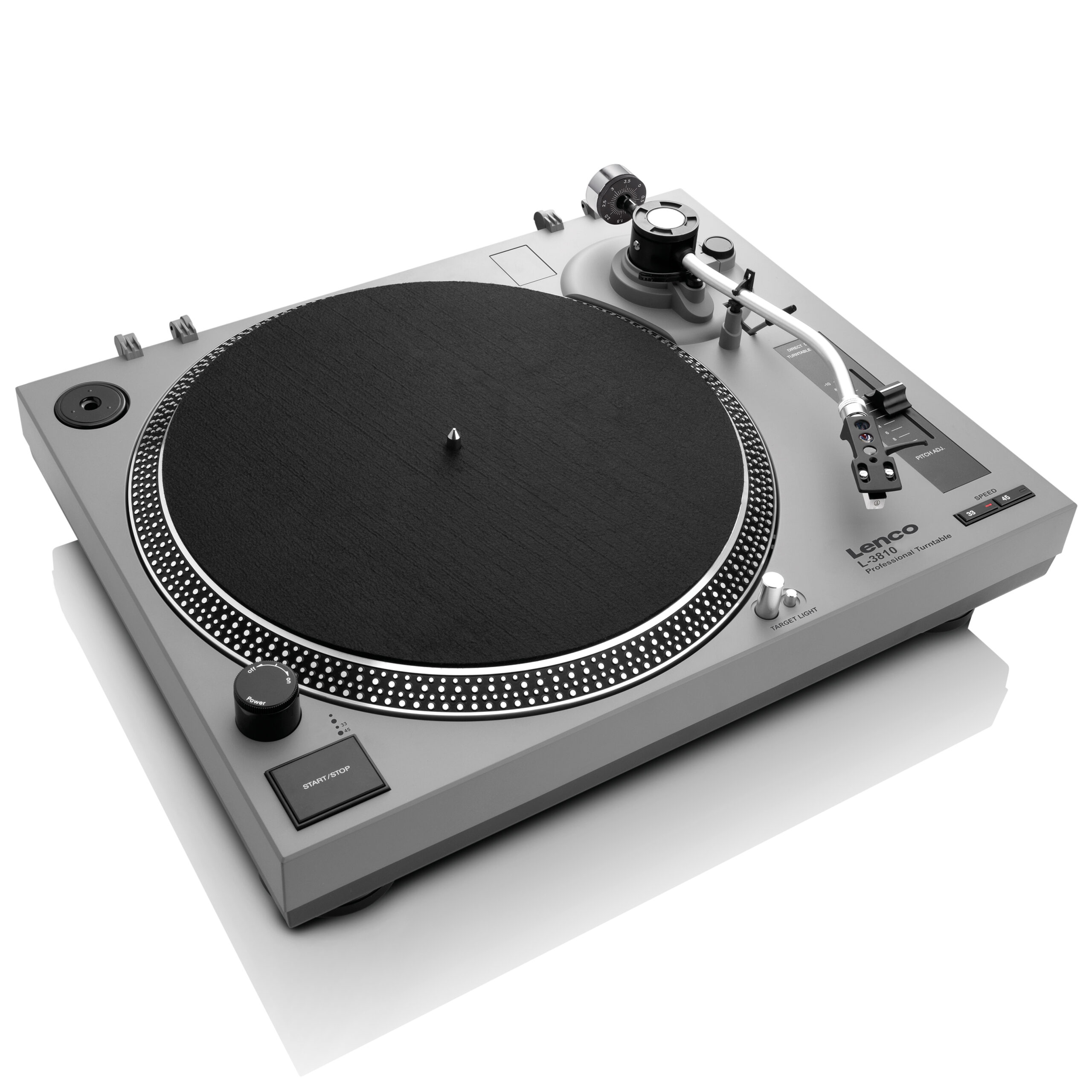 Platenspeler directe aandrijving PC-code CE-UK Grijs - Afbeelding 2