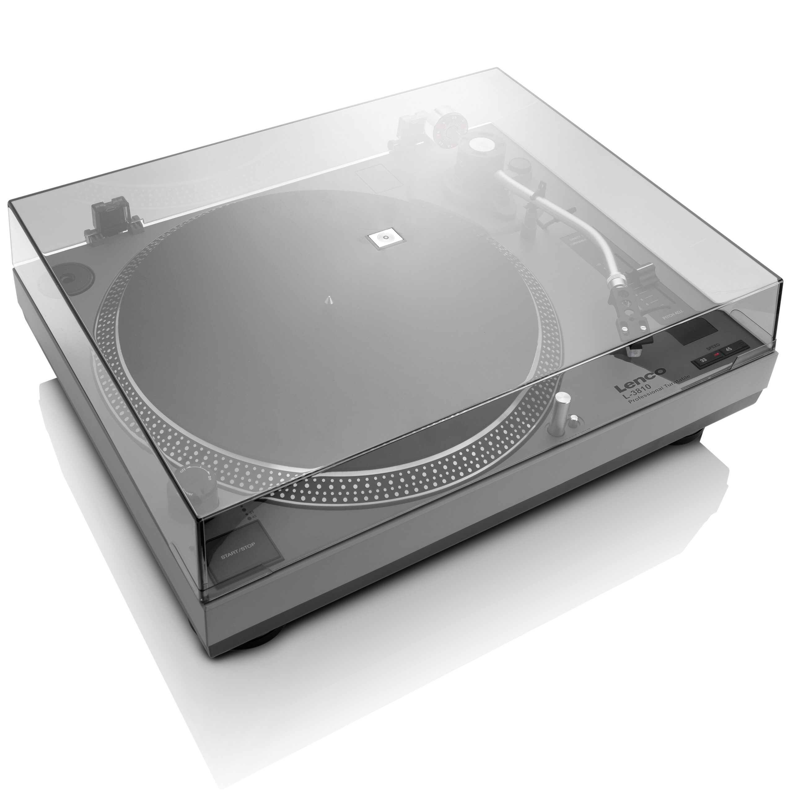 Platenspeler directe aandrijving PC-code CE-UK Grijs - Afbeelding 4