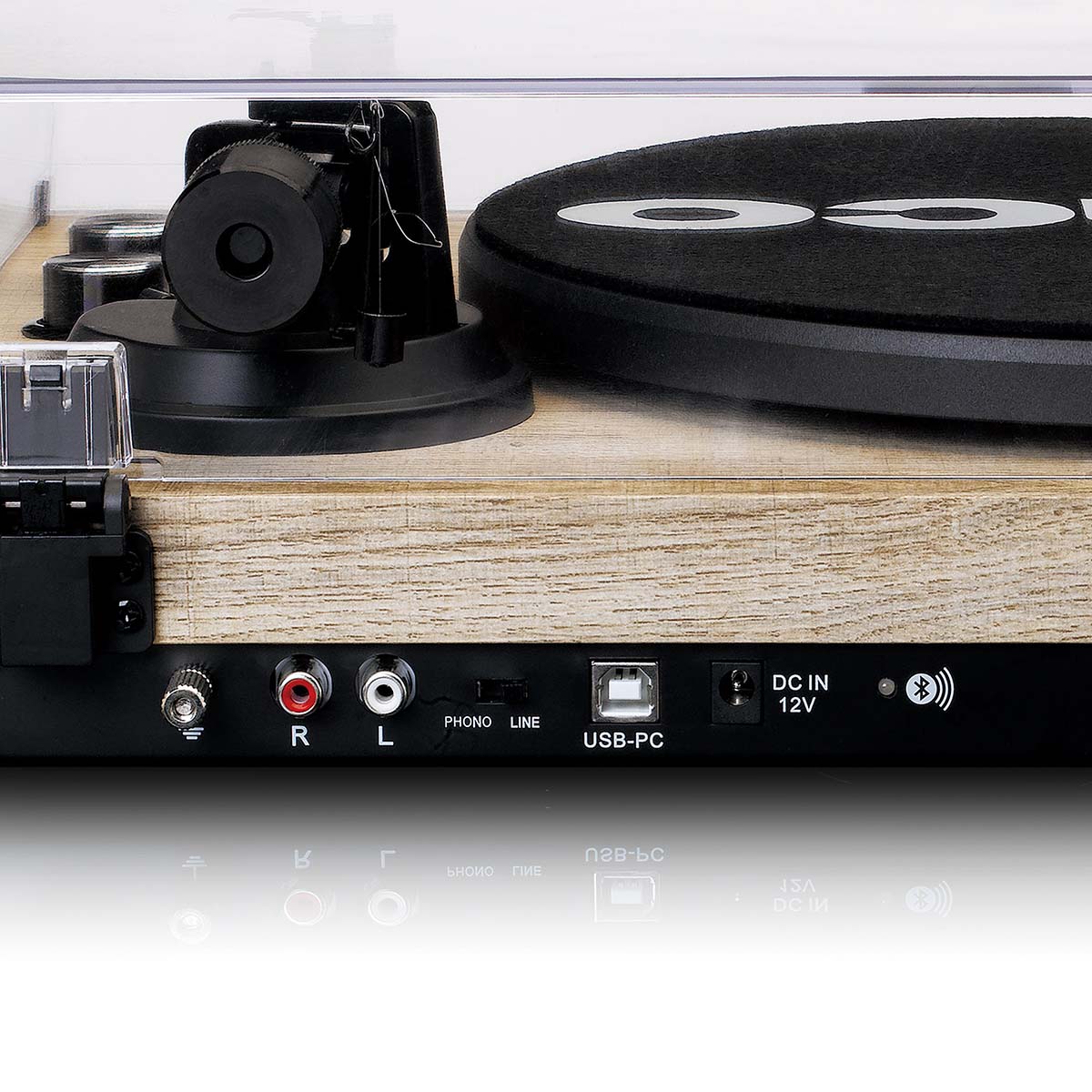 Platenspeler met Bluetooth®-overdracht Pine - Afbeelding 4