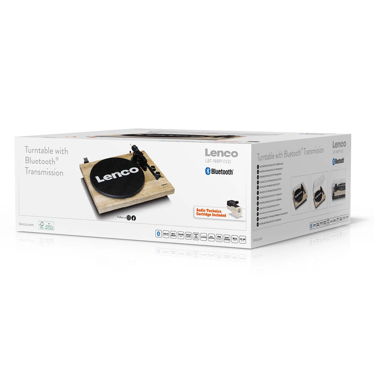 Platenspeler met Bluetooth®-overdracht Pine - Afbeelding 15