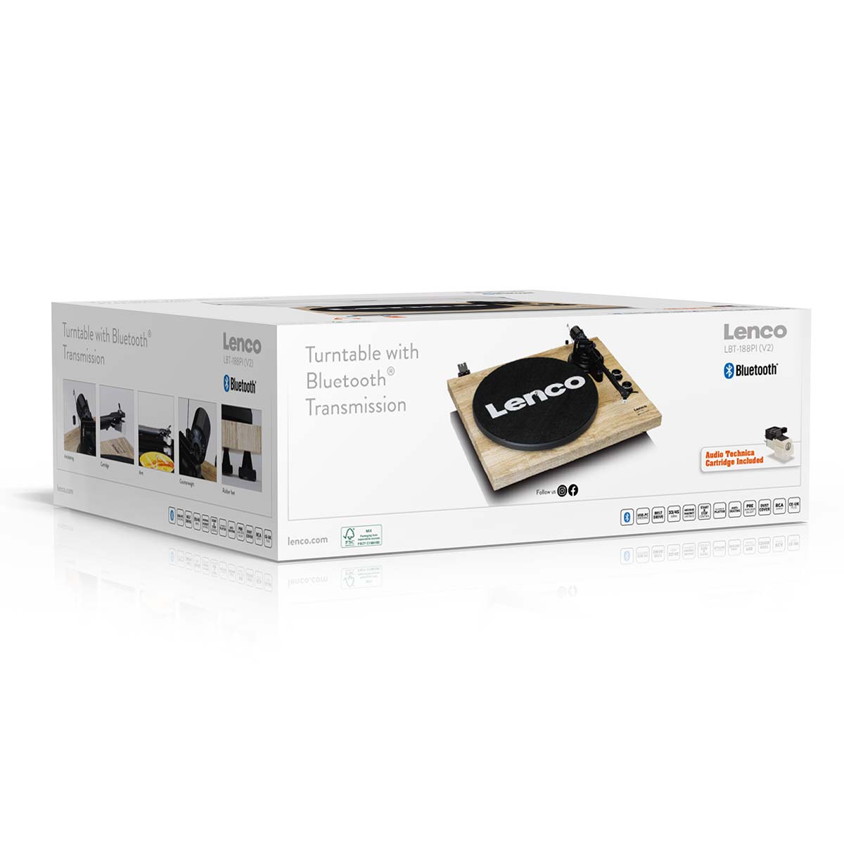 Platenspeler met Bluetooth®-overdracht Pine - Afbeelding 16