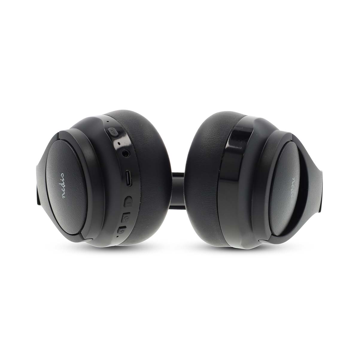 Draadloze Over-ear Koptelefoon | Batterij 1 werkingstijd standaard verbruik: 1680 min | Ingebouwde microfoon | Drukbediening | Hybrid (ENC + ANC) | Ondersteuning voor spraakbesturing | Volumebediening | Zwart - Afbeelding 3