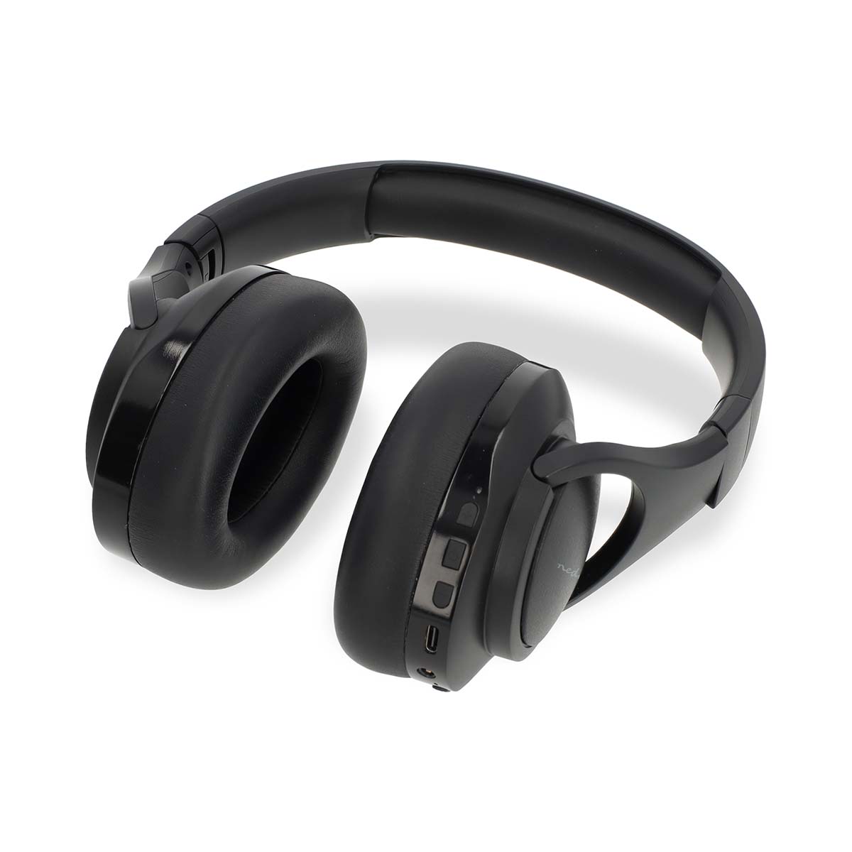 Draadloze Over-ear Koptelefoon | Batterij 1 werkingstijd standaard verbruik: 1680 min | Ingebouwde microfoon | Drukbediening | Hybrid (ENC + ANC) | Ondersteuning voor spraakbesturing | Volumebediening | Zwart - Afbeelding 6