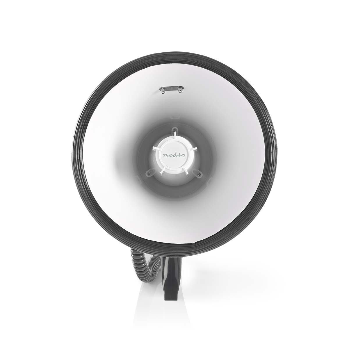 Megafoon | Maximaal bereik: 1500 m | Maximale volume: 120 dB | Afneembare Microfoon | Ingebouwde sirene | Bluetooth® | Opnamefunctie | USB-weergave | Schouder riem | Wit / Zwart - Afbeelding 3