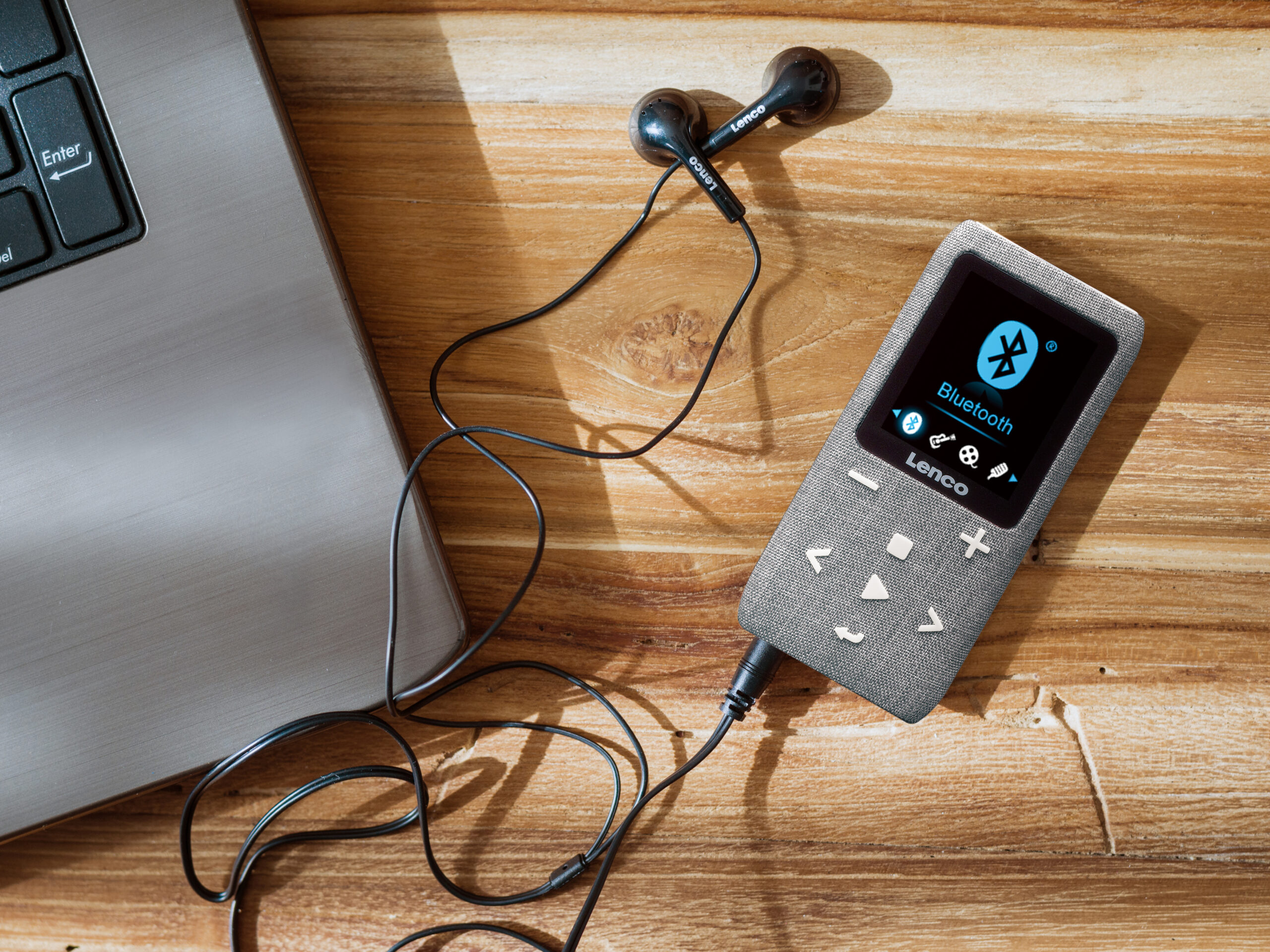 MP3/MP4-speler met Bluetooth® 8 GB Micro SD-kaart Grijs - Afbeelding 9