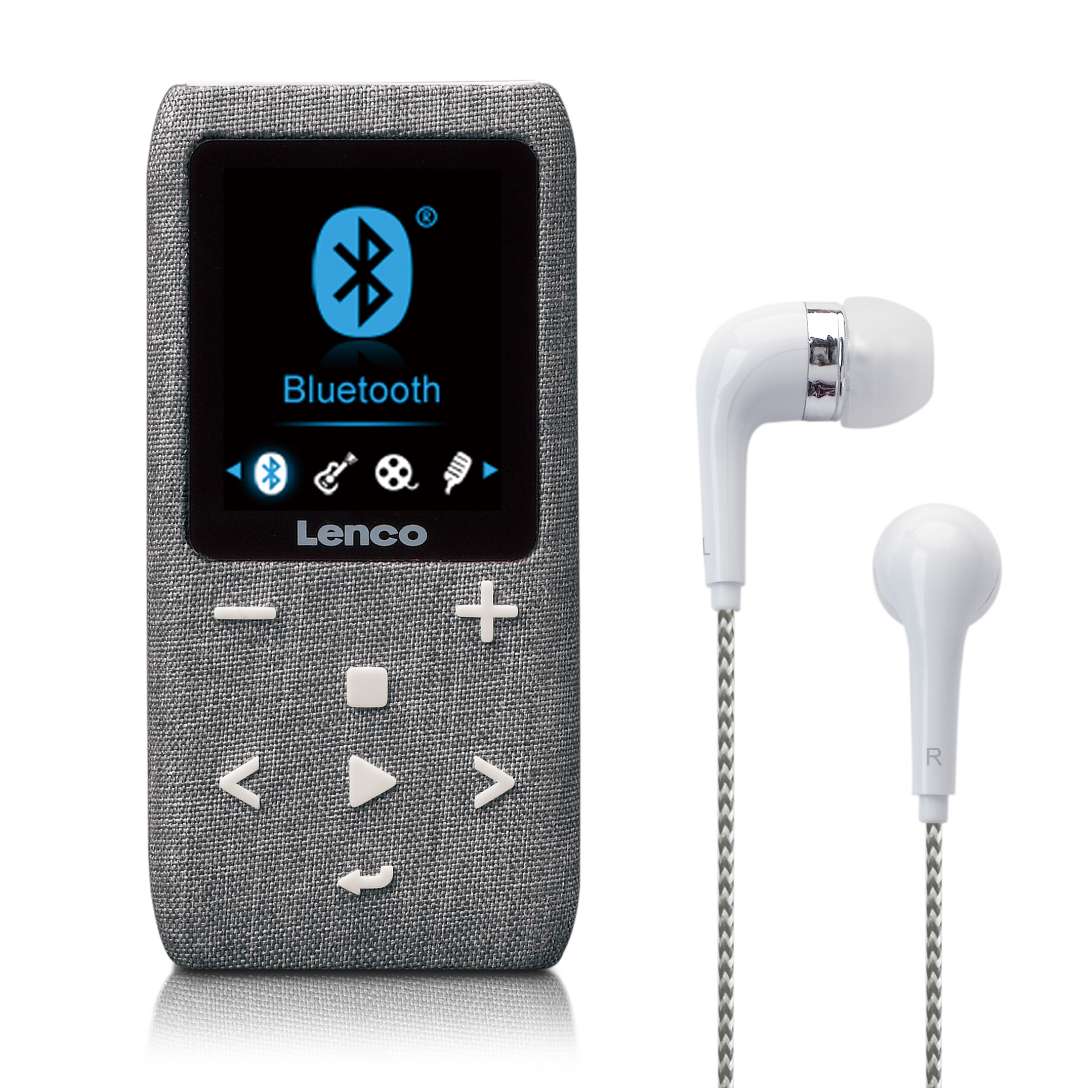 MP3/MP4-speler met Bluetooth® 8 GB Micro SD-kaart Grijs