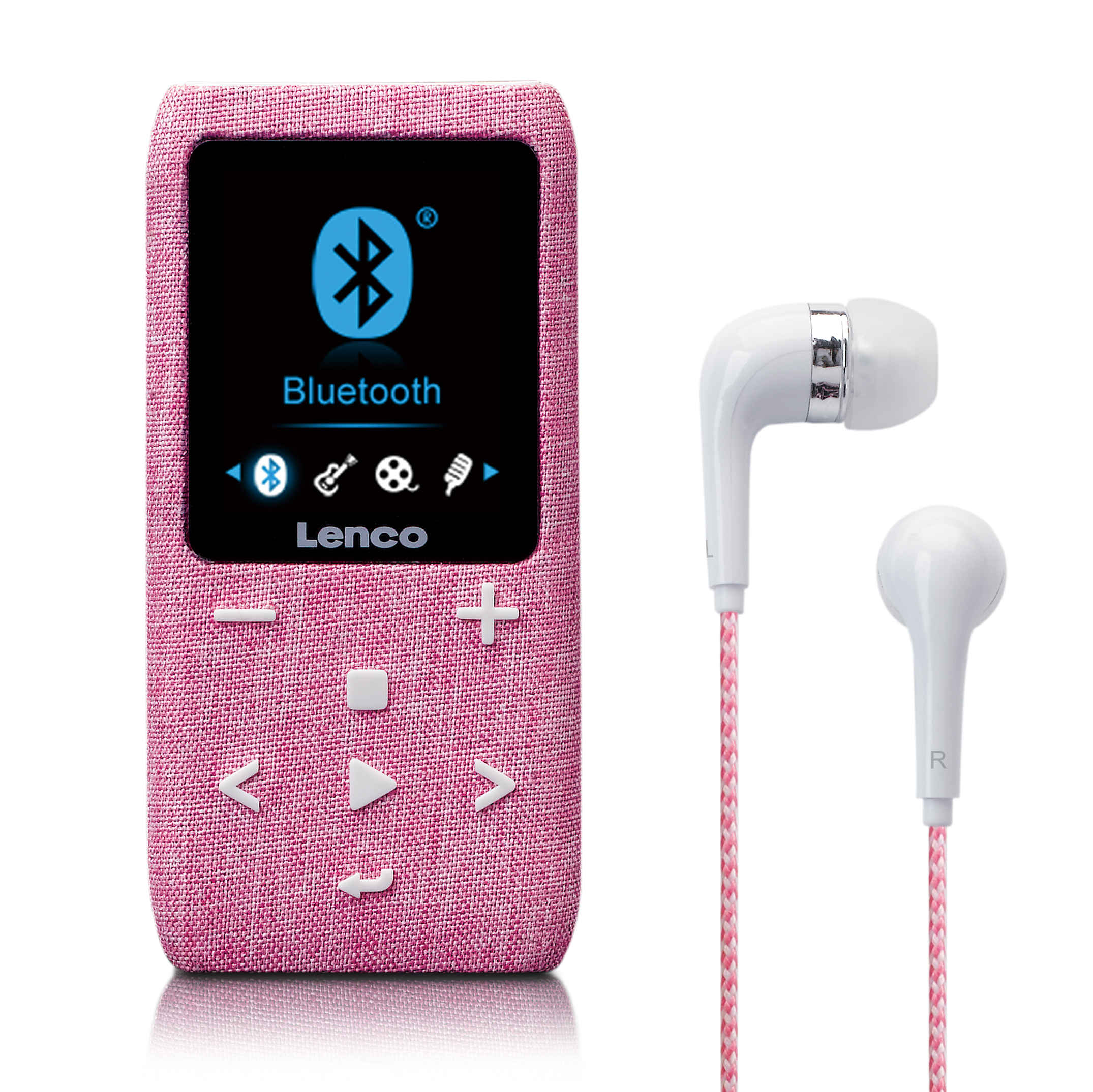 MP3/MP4-speler met Bluetooth® 8 GB Micro SD-kaart Roze