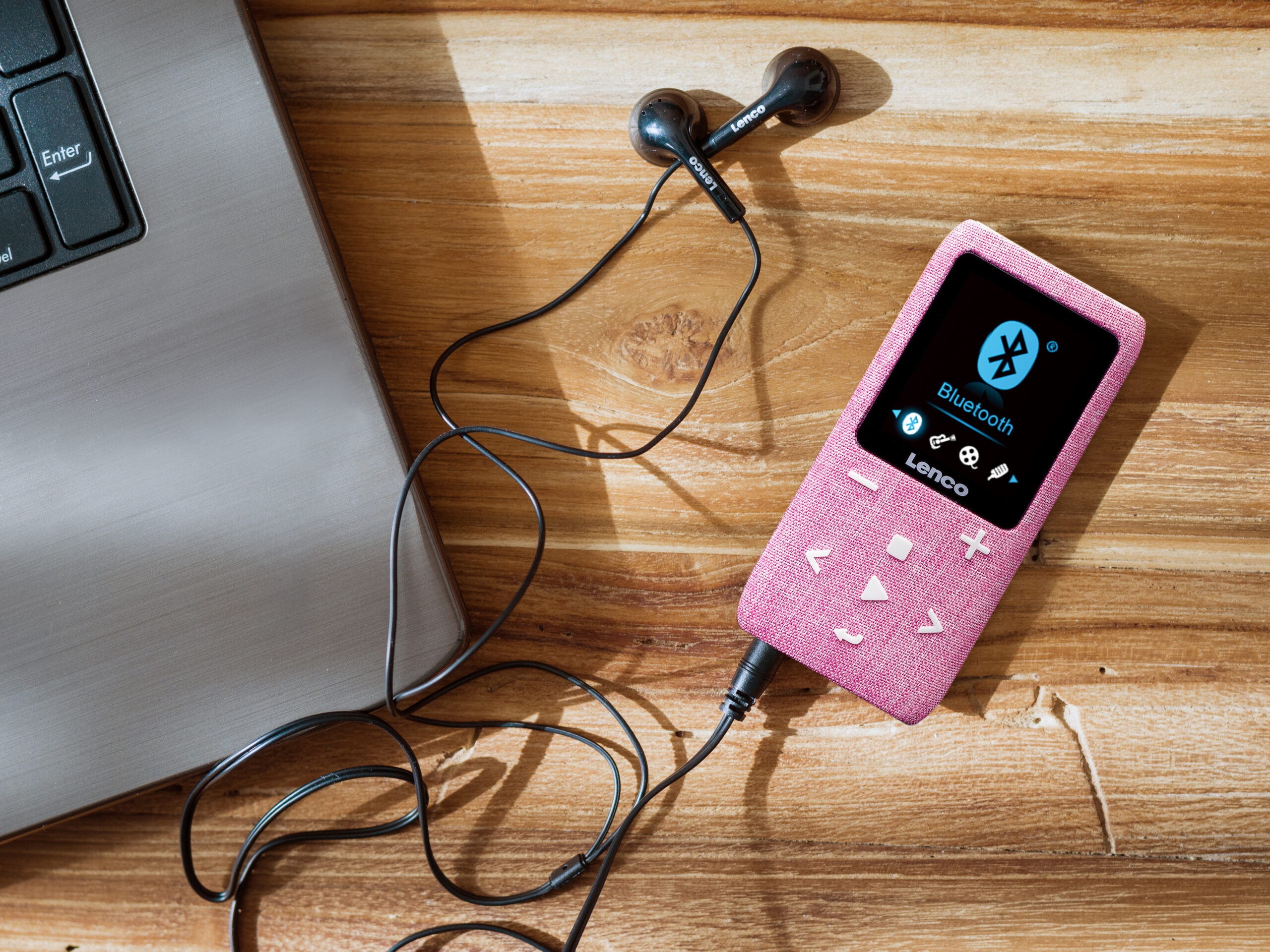 MP3/MP4-speler met Bluetooth® 8 GB Micro SD-kaart Roze - Afbeelding 9