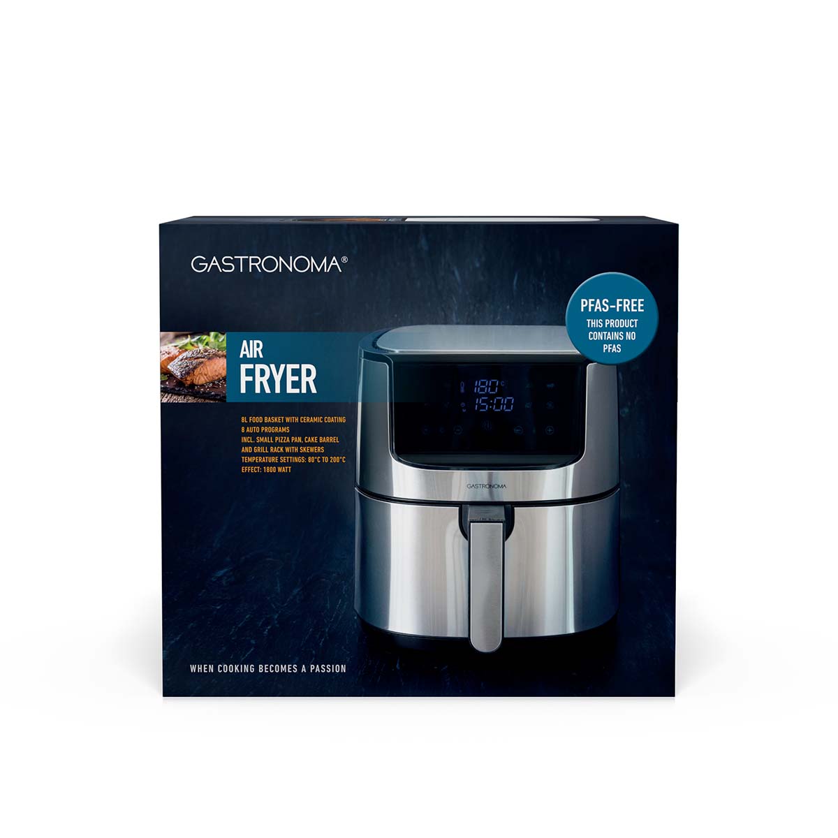 Airfryer 8L mandje met keramische coating - Afbeelding 15