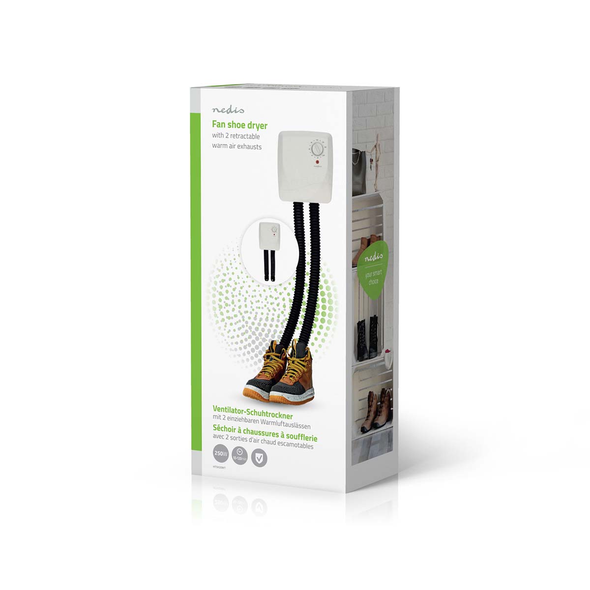 Schoenendroger | 250 W | 45 °C | Oververhittingsbeveiliging - Afbeelding 8