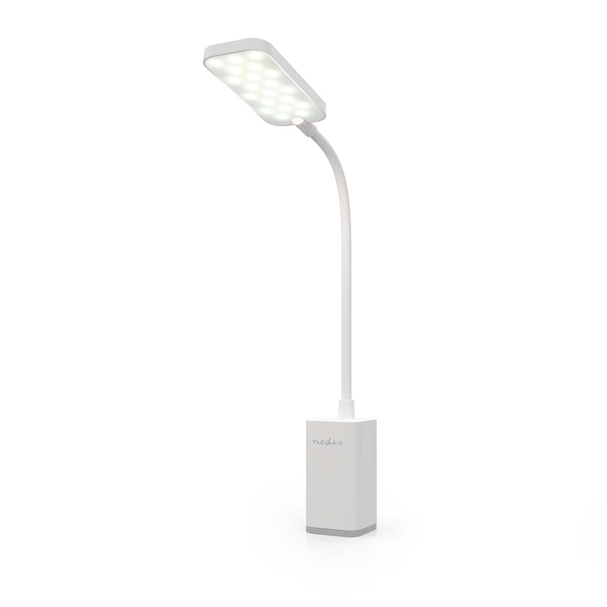 LED-Bureaulamp | Dimbaar | 1 Lichtmodus | 90 lm | Oplaadbaar | Aanraakfunctie | Wit