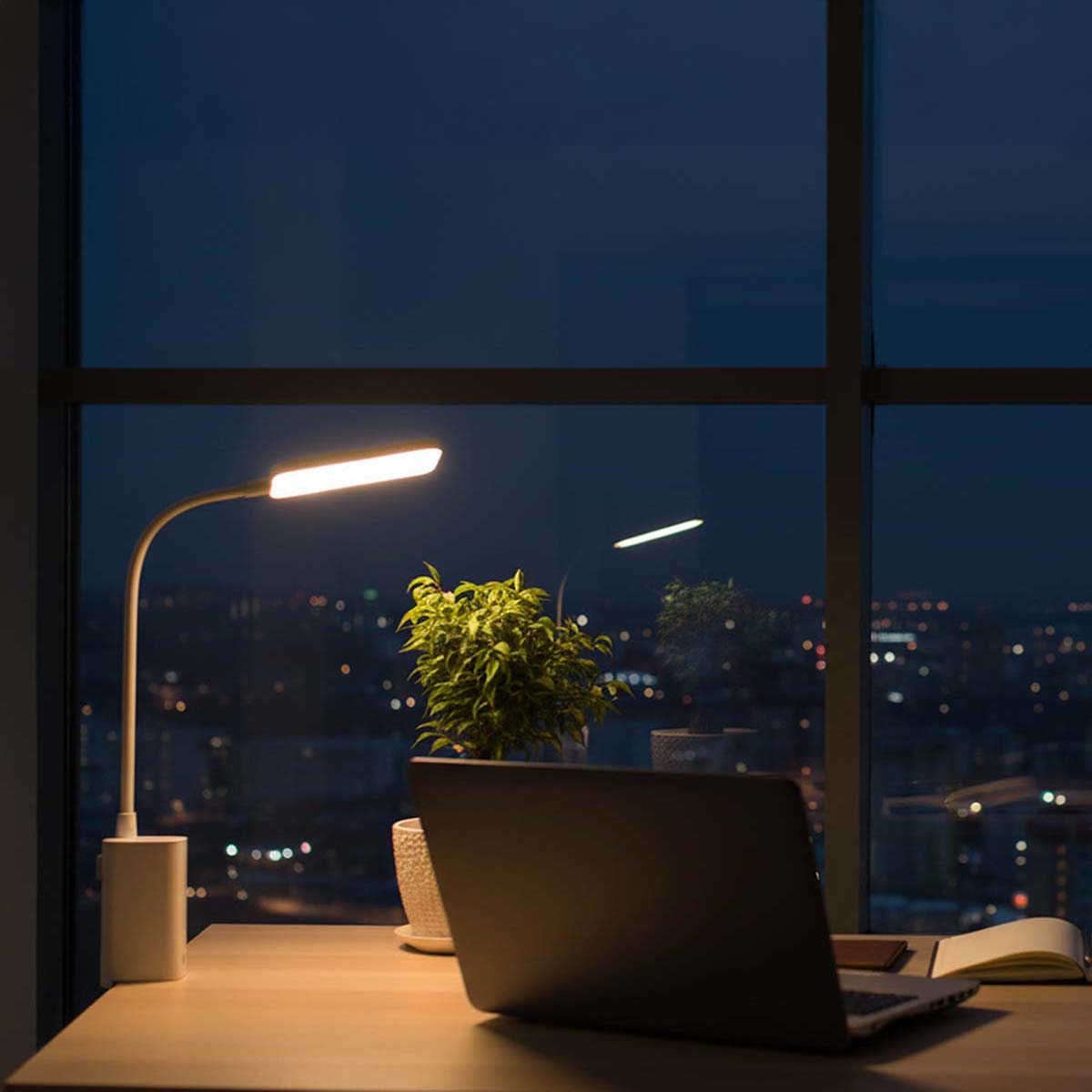LED-Bureaulamp | Dimbaar | 1 Lichtmodus | 90 lm | Oplaadbaar | Aanraakfunctie | Wit - Afbeelding 9